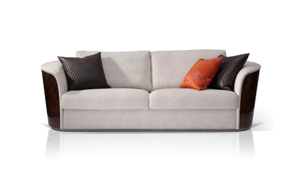 Contemporary Bentwood Bentley style Kingswood Sofa with walnut Wood Veneer Finish for Stylish Living W006SF2B Sofa W