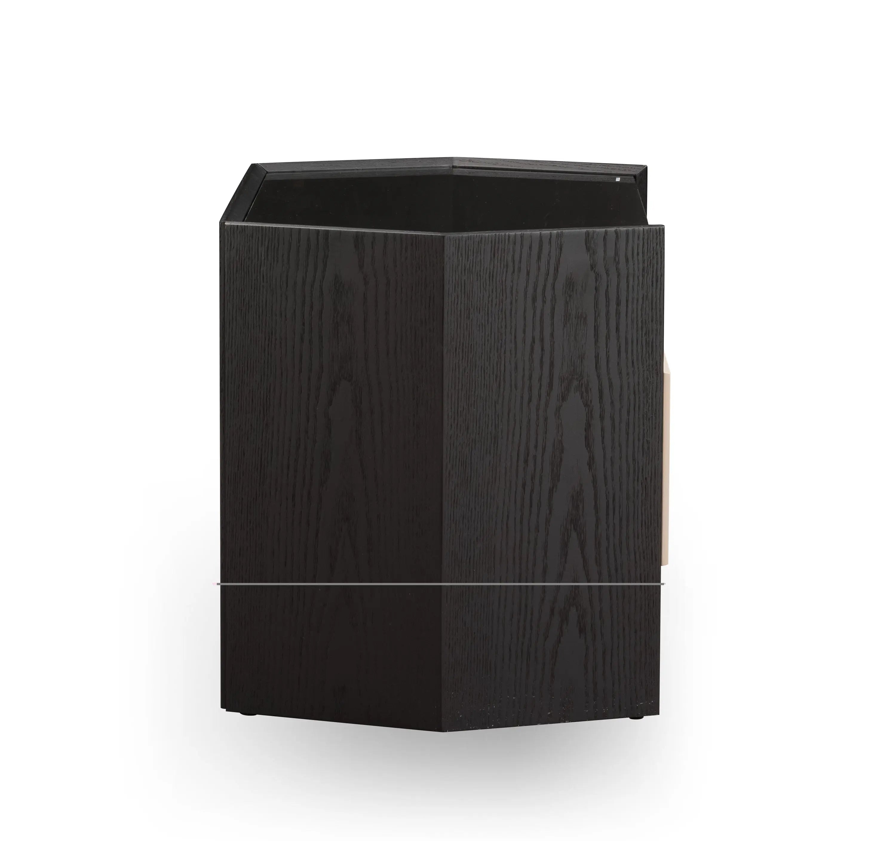 Contemporary Black HX5-1695-2 Bedside Table VV