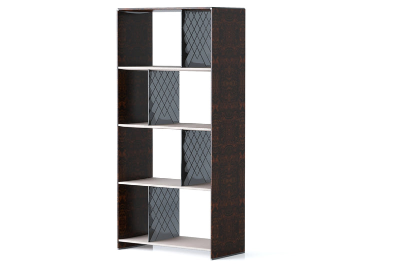 Contemporary Wooden Bookshelf with Storage W016S26 Bentley style Eastwood Bookshelves  Closet office bookshelf W