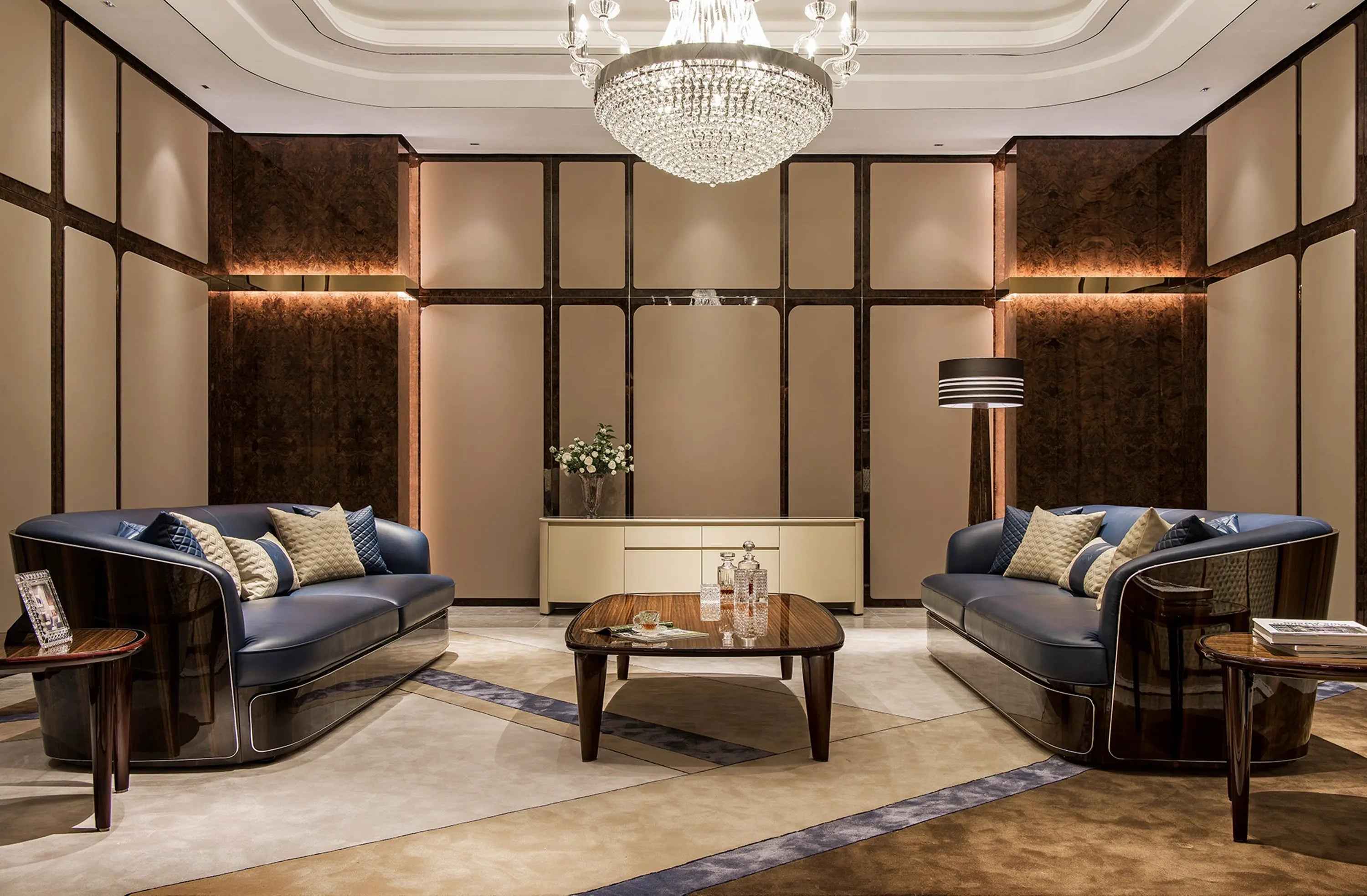 Corner Coffee Table - Space-Saving Solution W010H6A Bentley style Cliffden Coffee And Side Tables Tea table Coner table