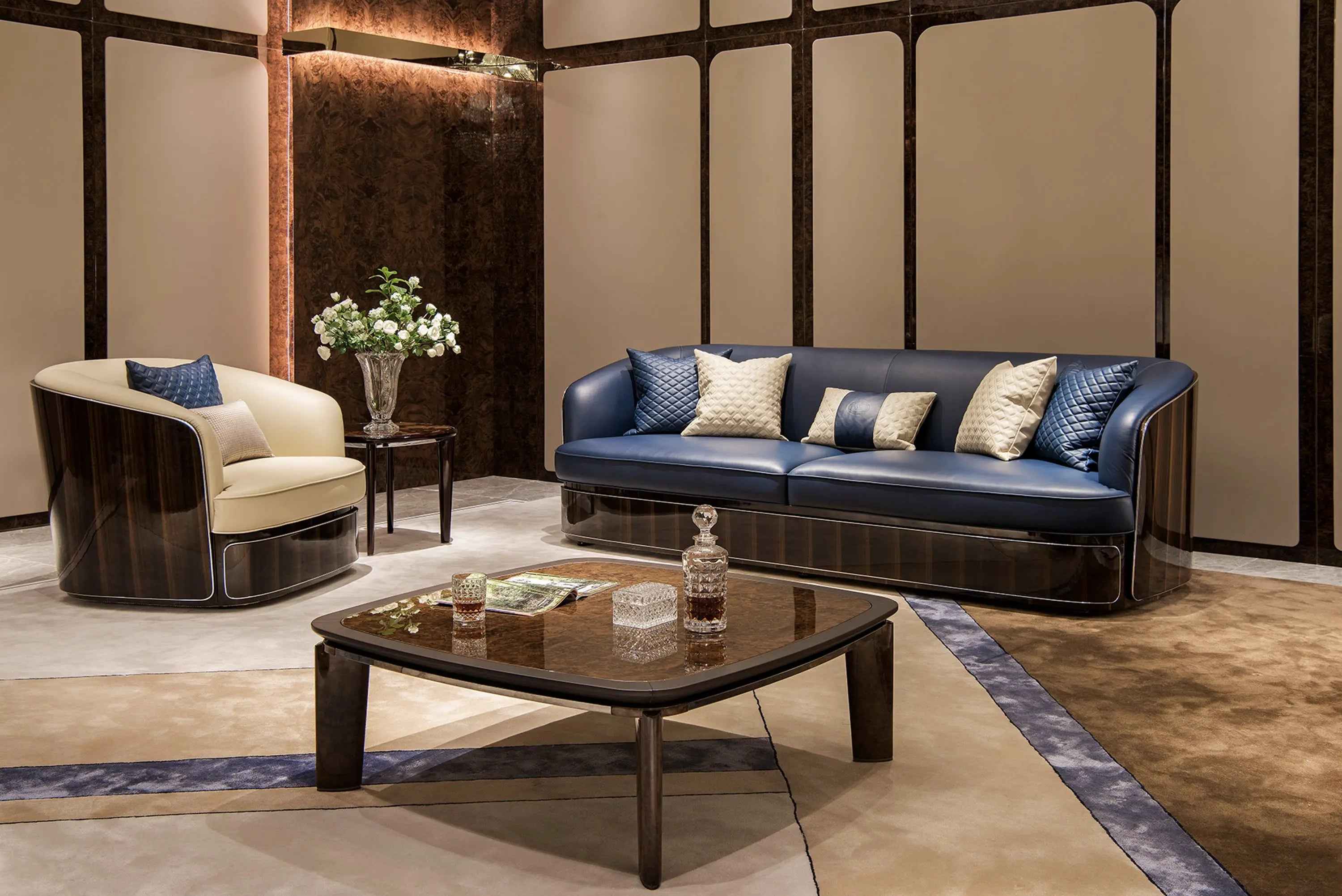 Corner Coffee Table - Space-Saving Solution W010H6A Bentley style Cliffden Coffee And Side Tables Tea table Coner table