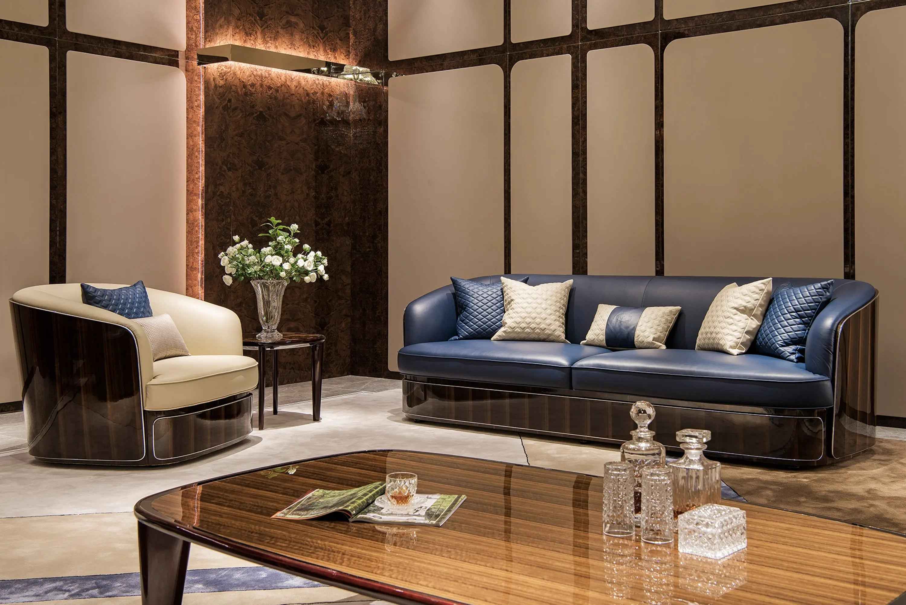 Corner Coffee Table - Space-Saving Solution W010H6A Bentley style Cliffden Coffee And Side Tables Tea table Coner table