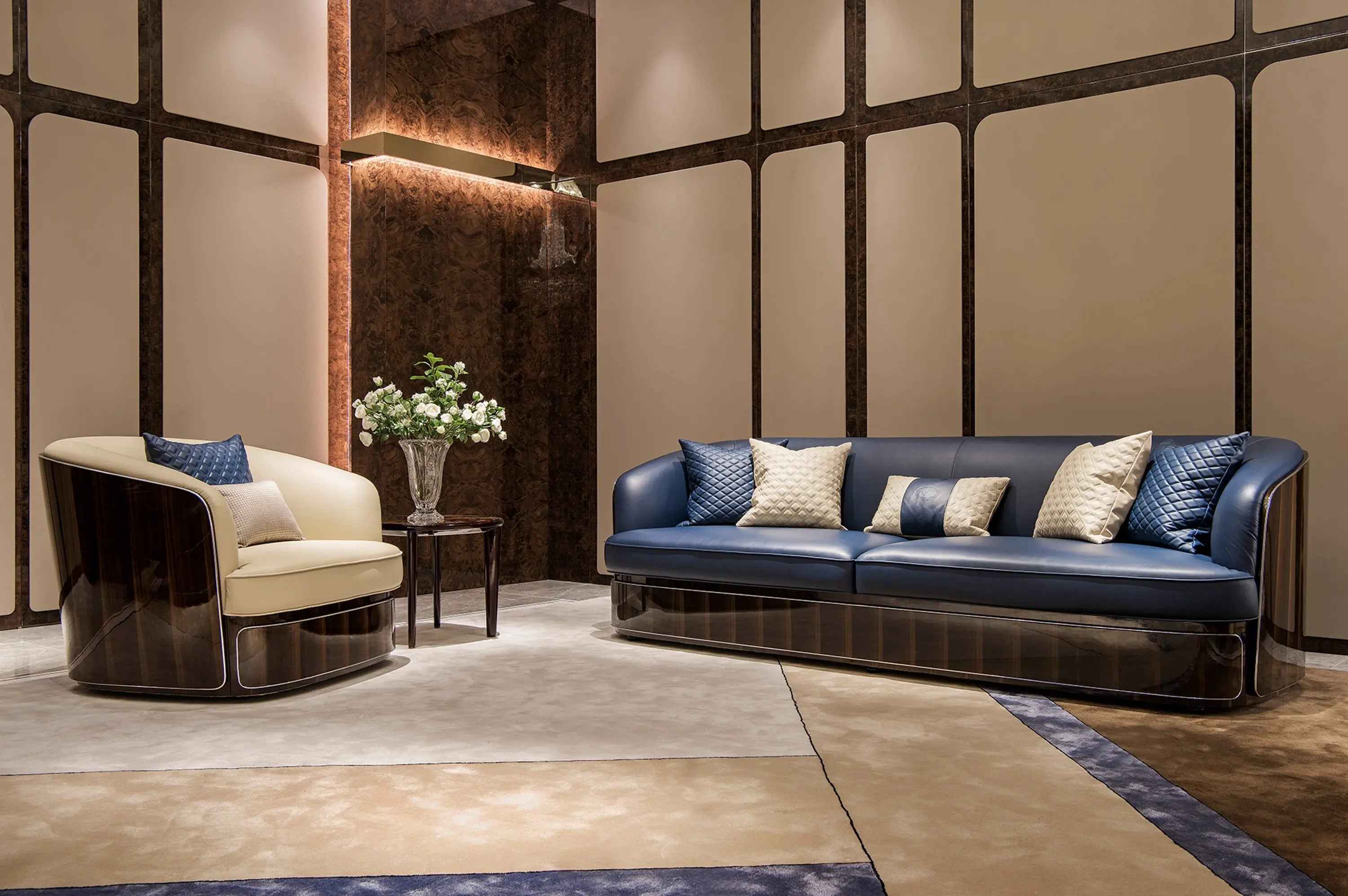 Corner Coffee Table - Space-Saving Solution W010H6A Bentley style Cliffden Coffee And Side Tables Tea table Coner table