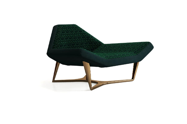 Creative Design Dark Green Leisure Chair with Metal Feet for Stylish LivingRooms WH310SF11 lounge chair W