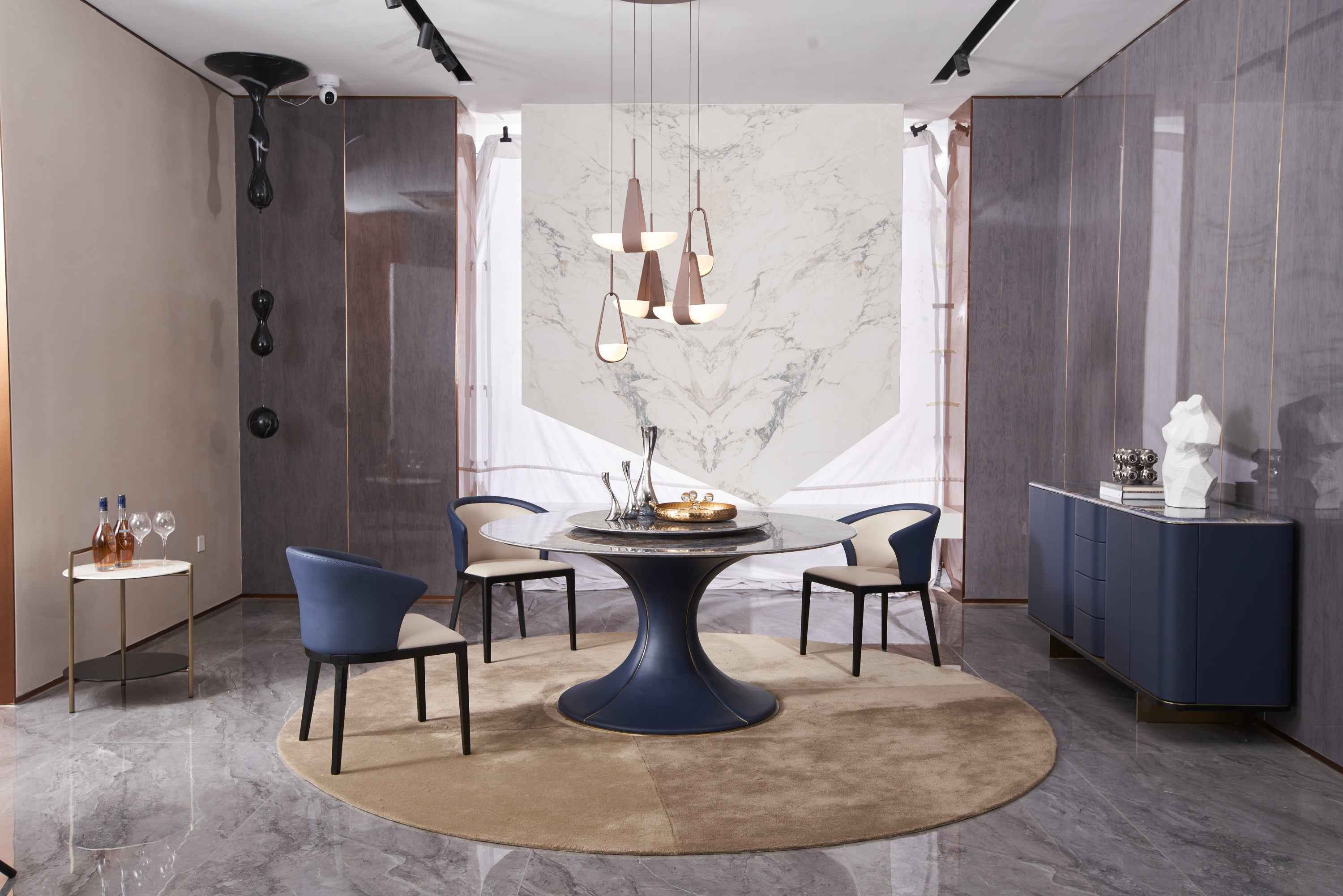 DA5-039-5 Round dining table (without turntable)