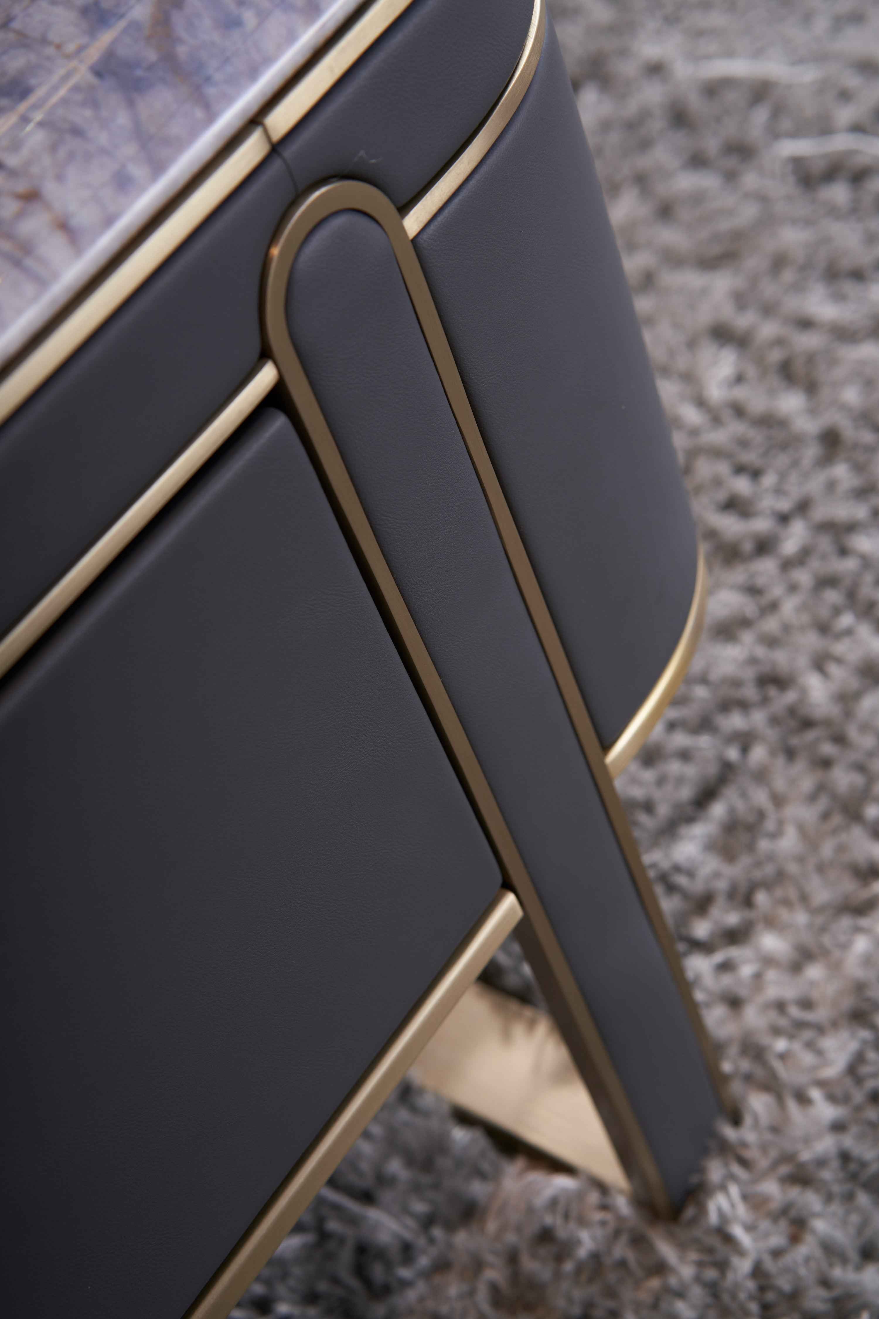 Modern Fashion Square Luxury Stone DC3-057-1 Tea Table