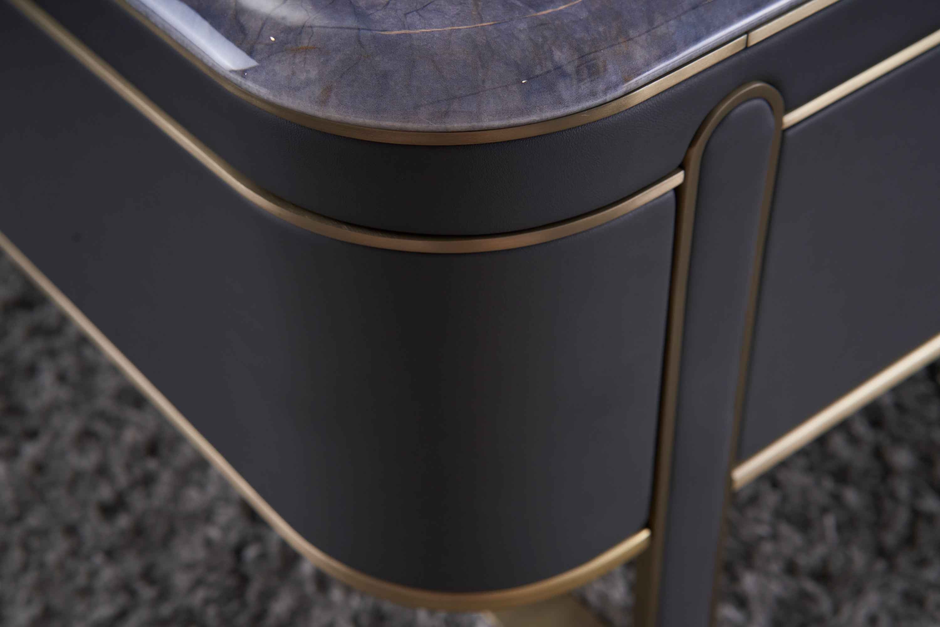 Modern Fashion Square Luxury Stone DC3-057-1 Tea Table