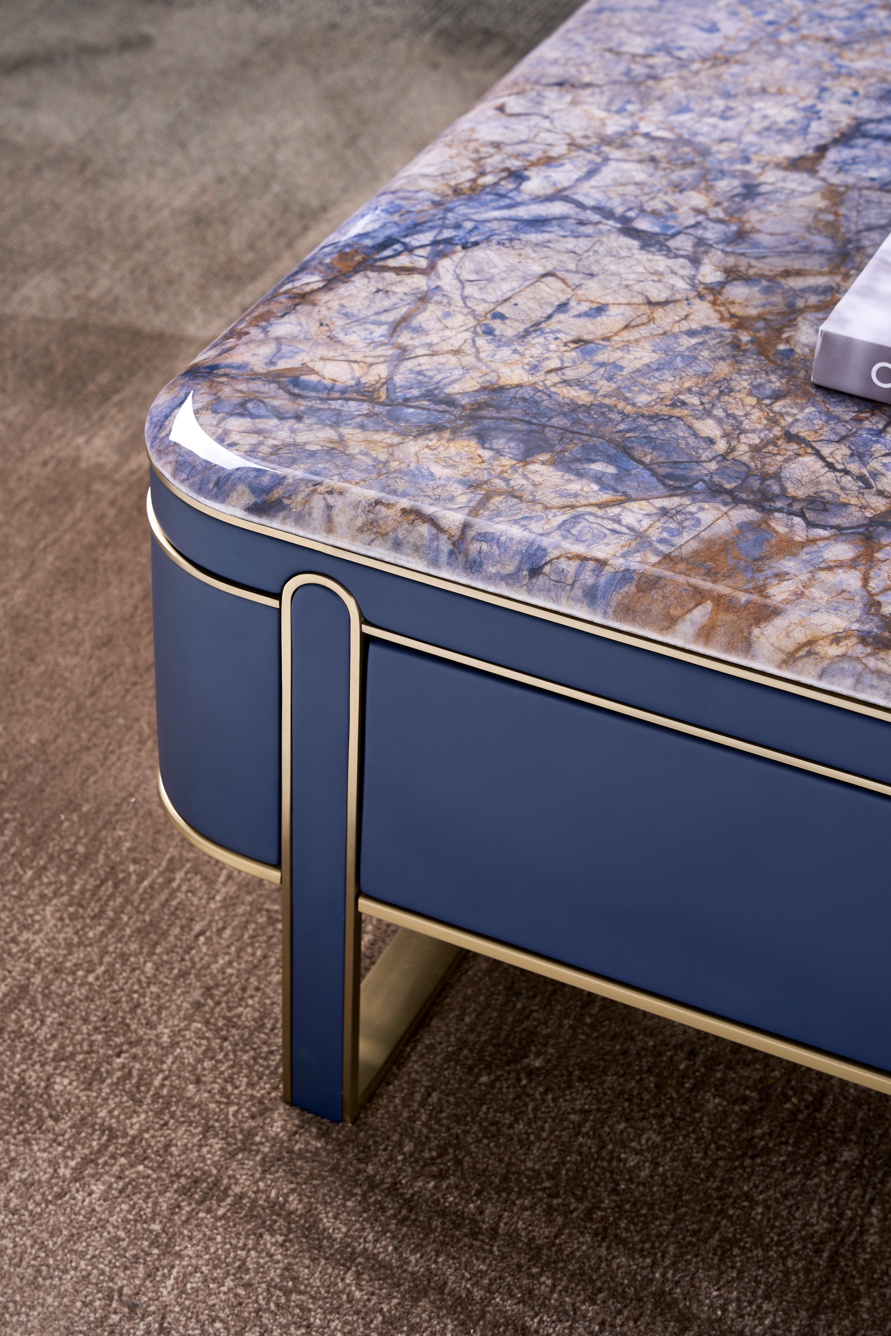 Modern Fashion Square Luxury Stone DC3-057-1 Tea Table