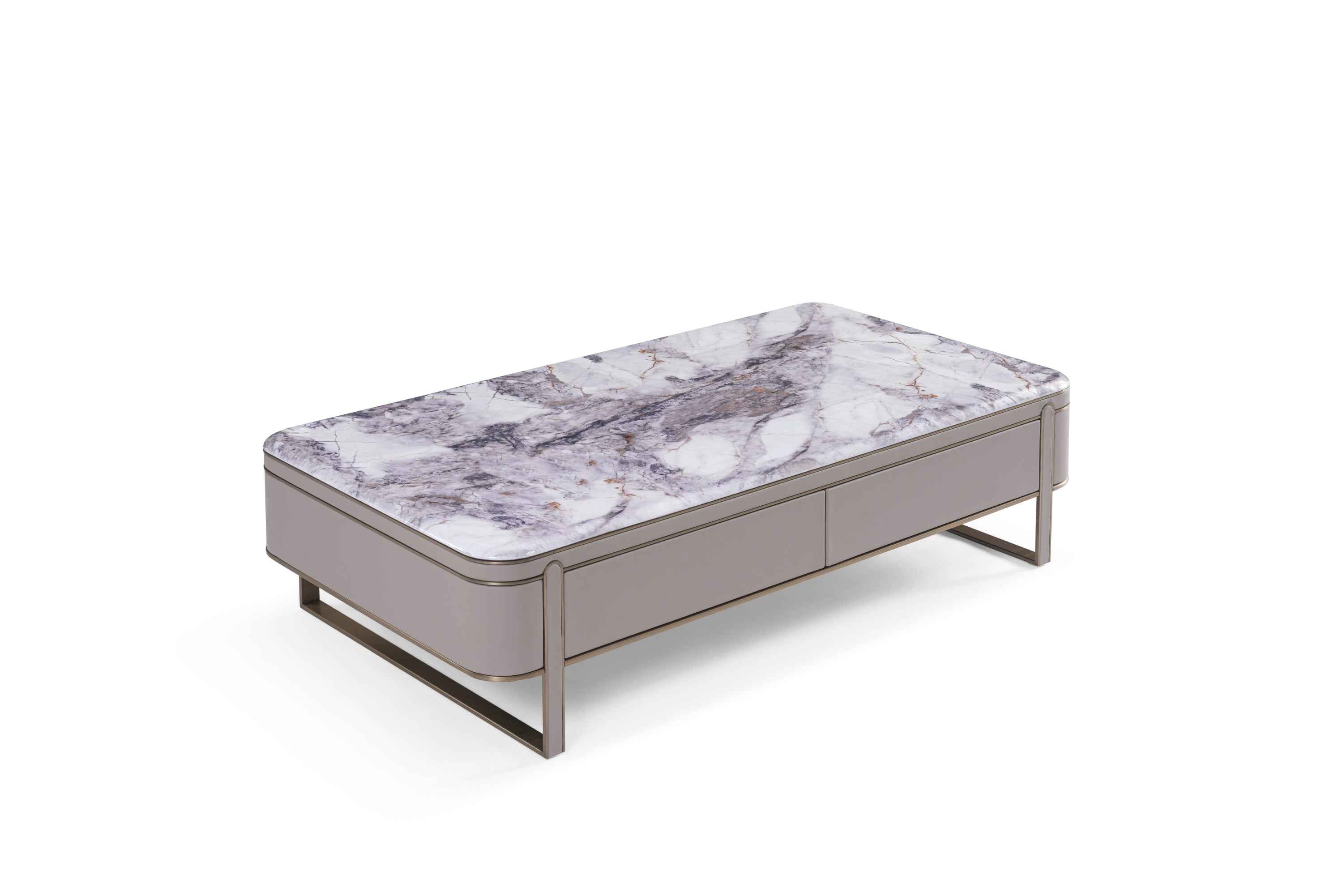 Modern Fashion Square Luxury Stone DC3-057-1 Tea Table