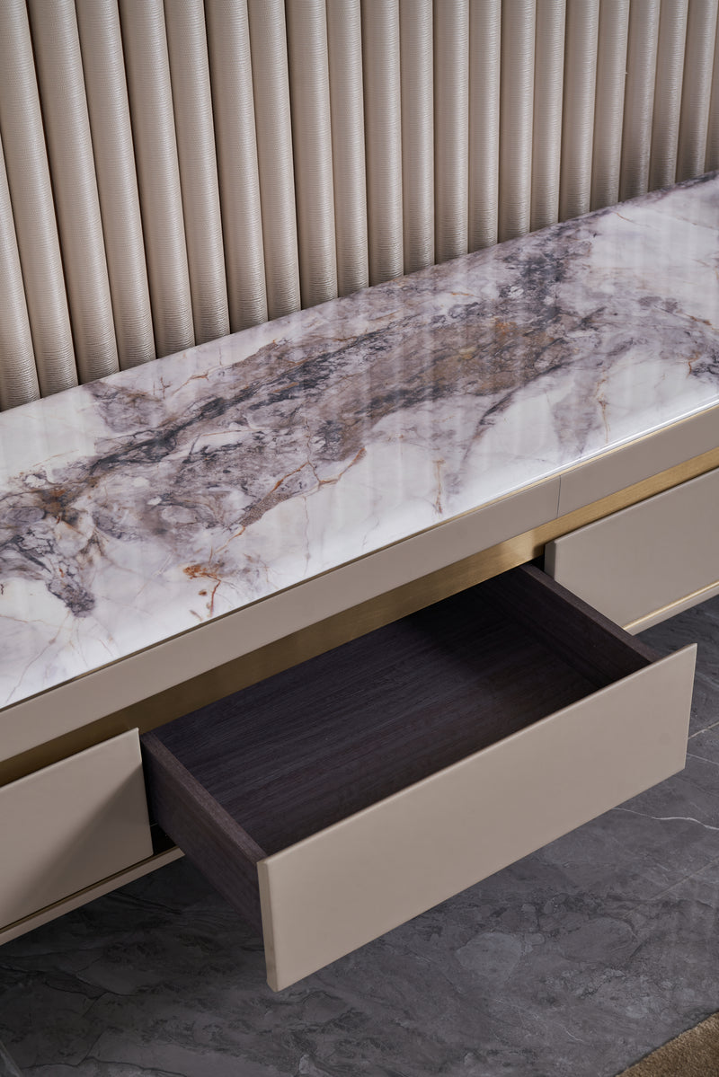 Modern Light Luxury Marble DH-058-1  Floor Cabinet