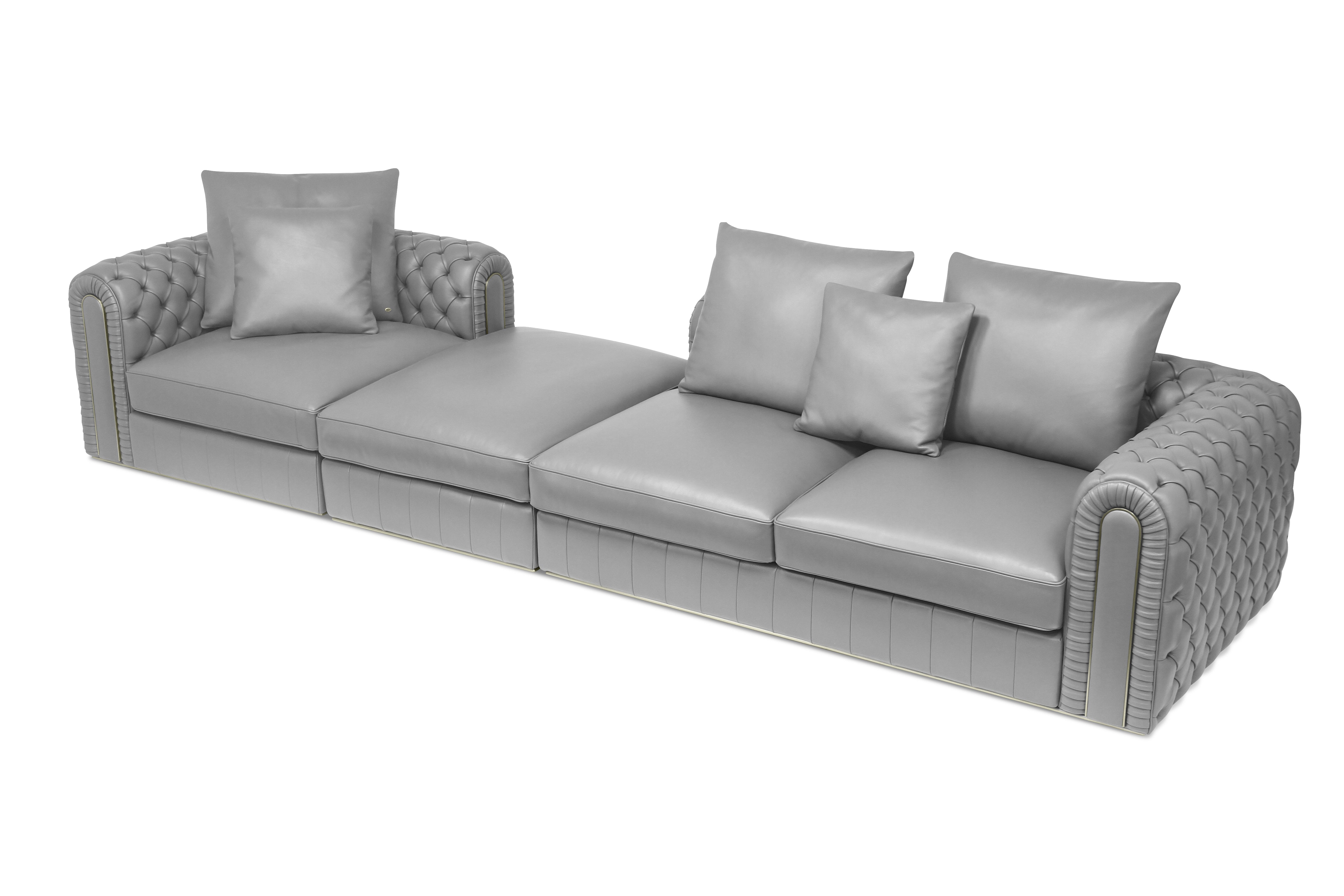 DJ2-071  Four-seater sofa   Sectional sofa Soft and comfortable, stain resistant - Chiuchiufurniture