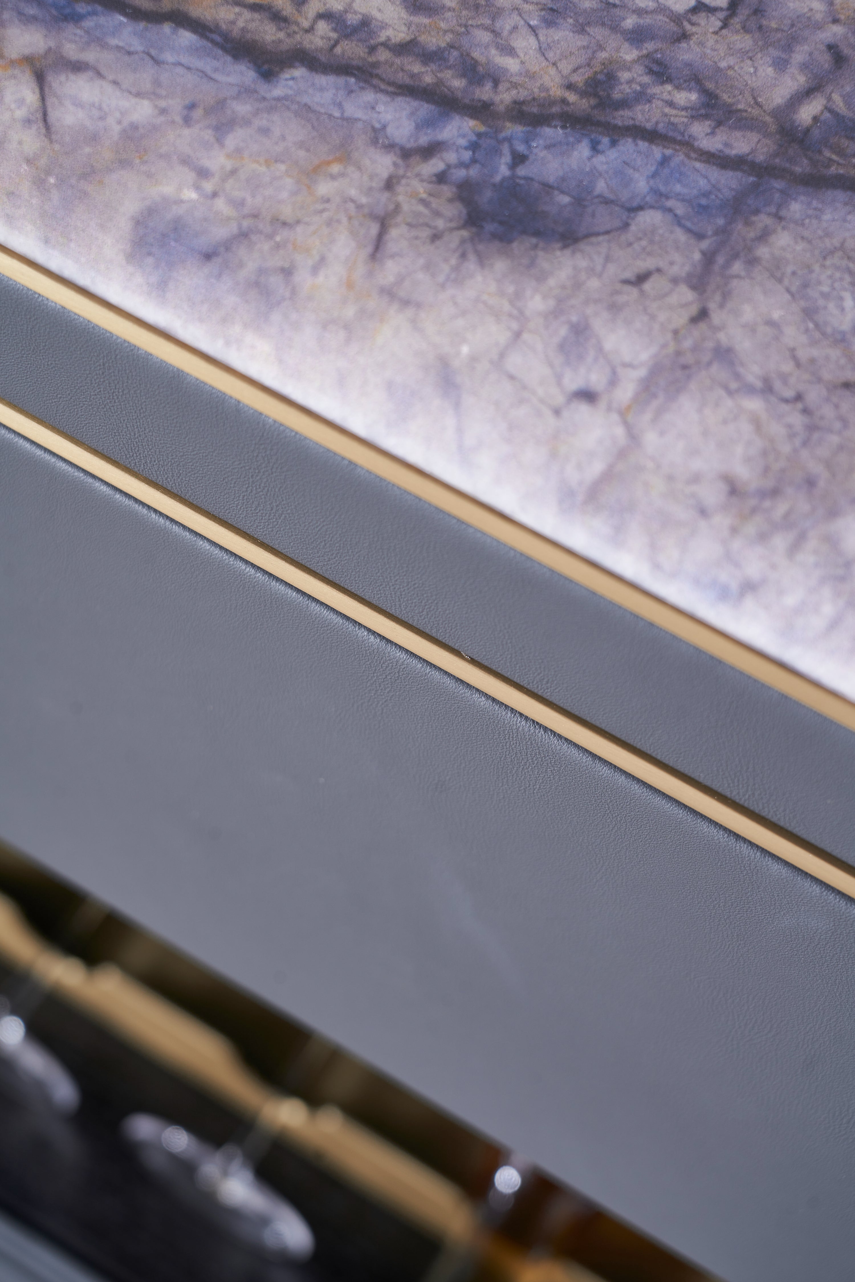 Italian Minimalist Marble Wine Storage DV3-057-1 Side Cabinet