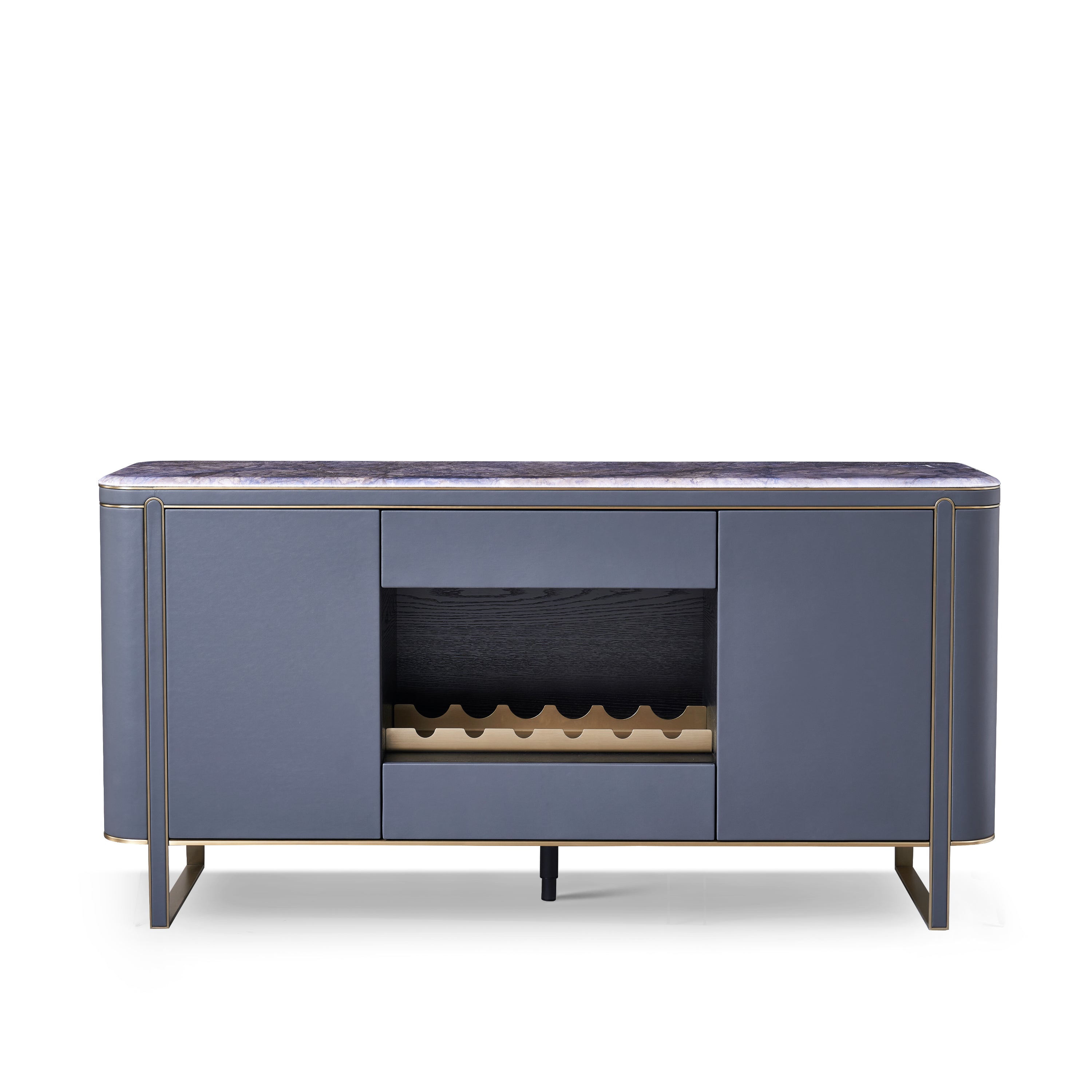 Italian Minimalist Marble Wine Storage DV3-057-1 Side Cabinet