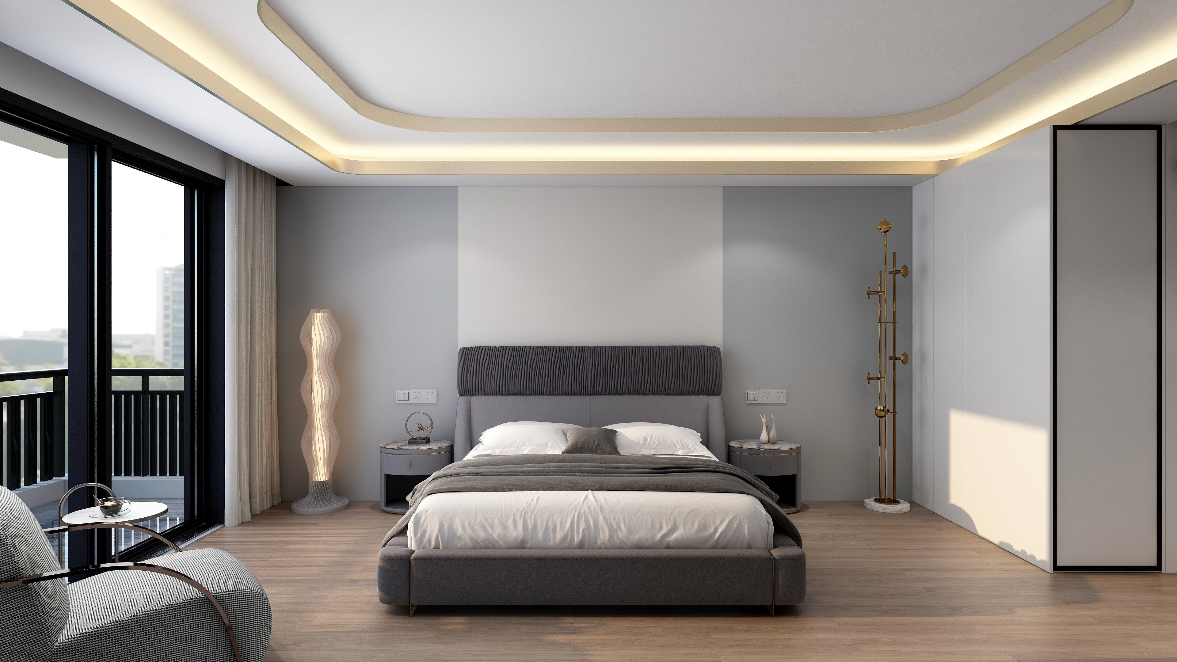 DX3-063-2  Bedside Cabinet - Chiuchiufurniture