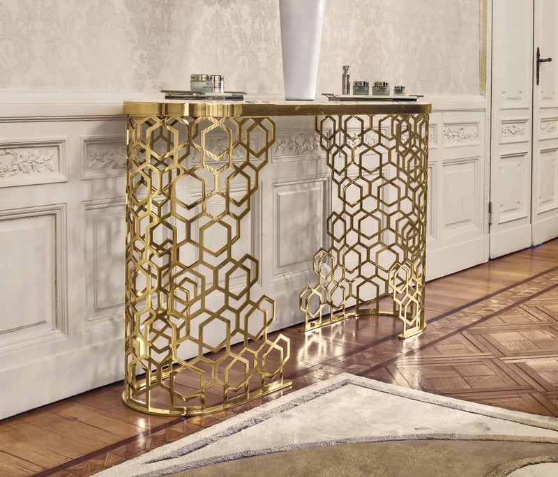 Elevate Your Entryway - Stylish foyer furniture console table Welcome W003H8 Longhi style Manfred Porch, console table W