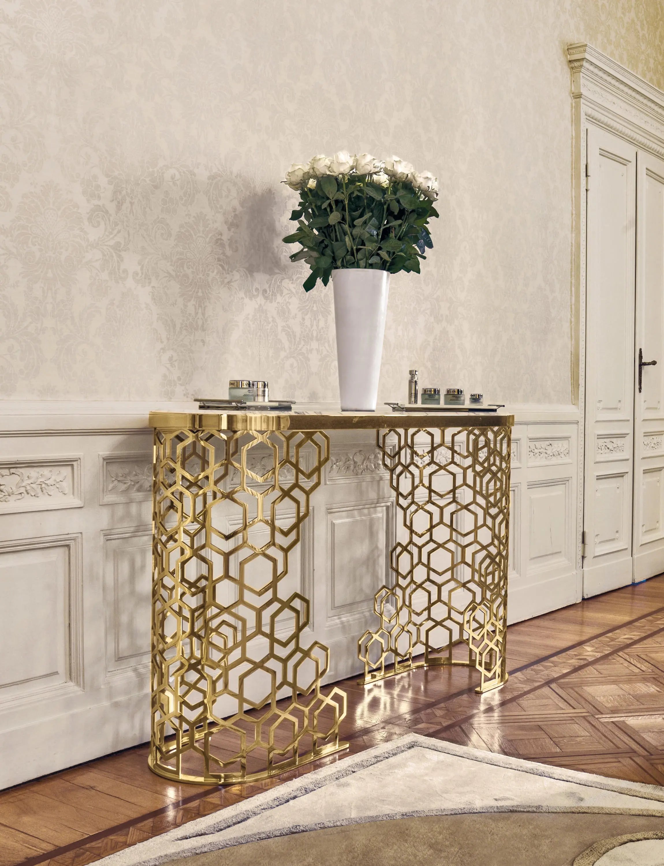 Elevate Your Entryway - Stylish foyer furniture console table Welcome W003H8 Longhi style Manfred Porch, console table W