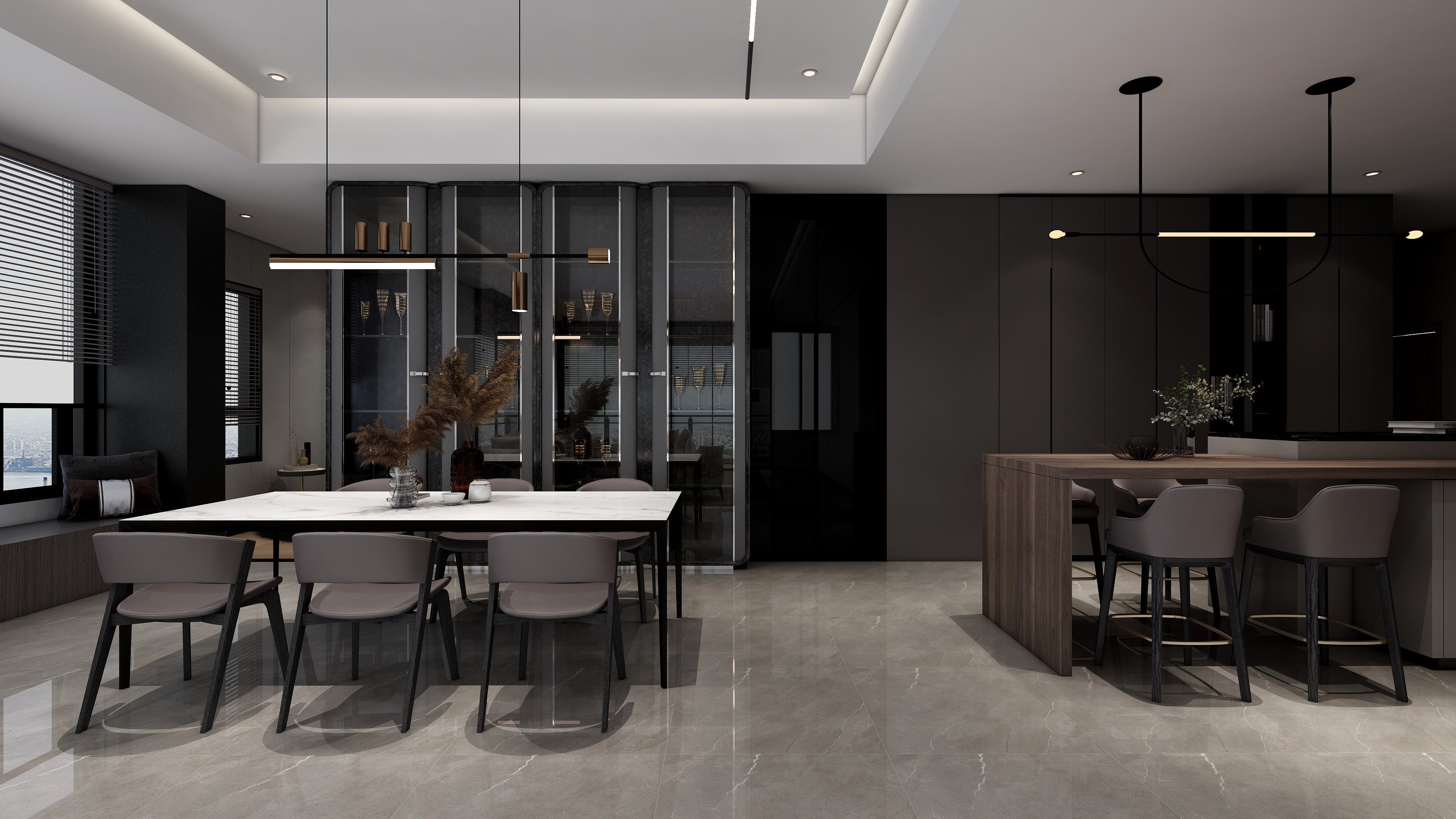 HA-W2010-2  Dining Table - Chiuchiufurniture