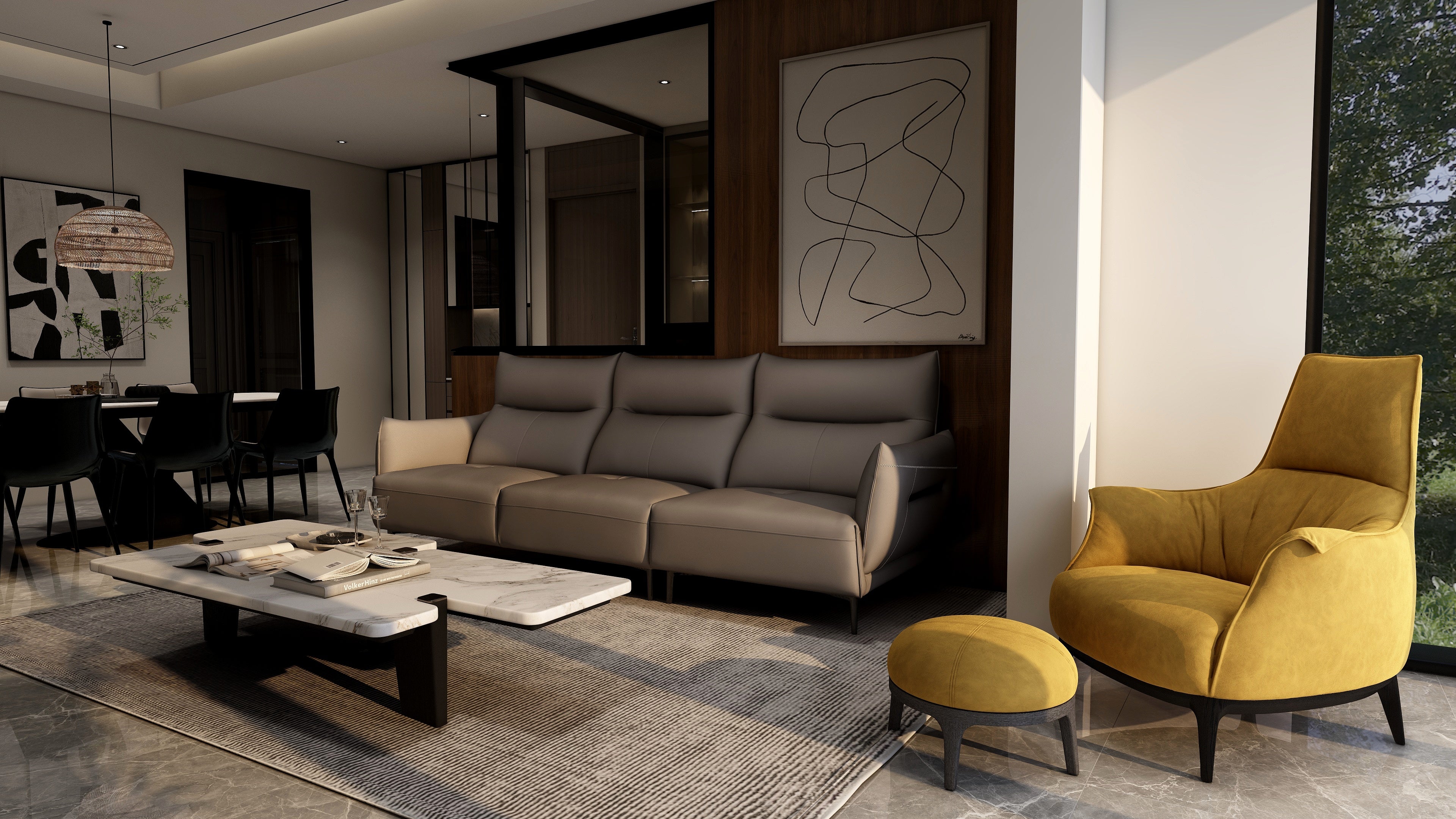 HC-2162-1  Unusual coffee table - Chiuchiufurniture