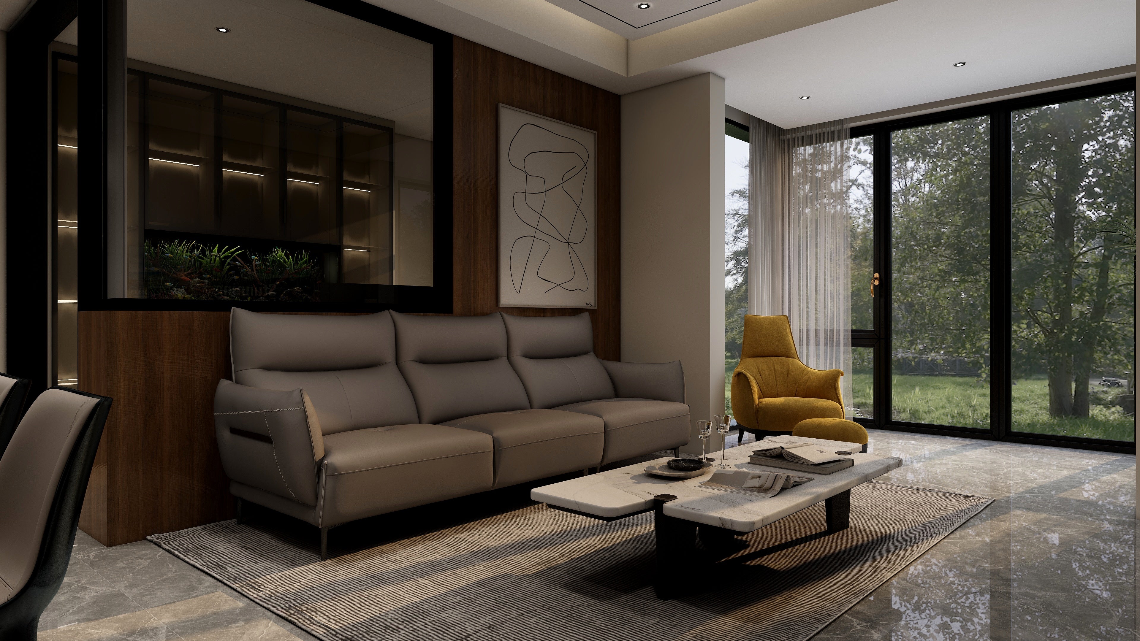 HC-2162-1  Unusual coffee table - Chiuchiufurniture