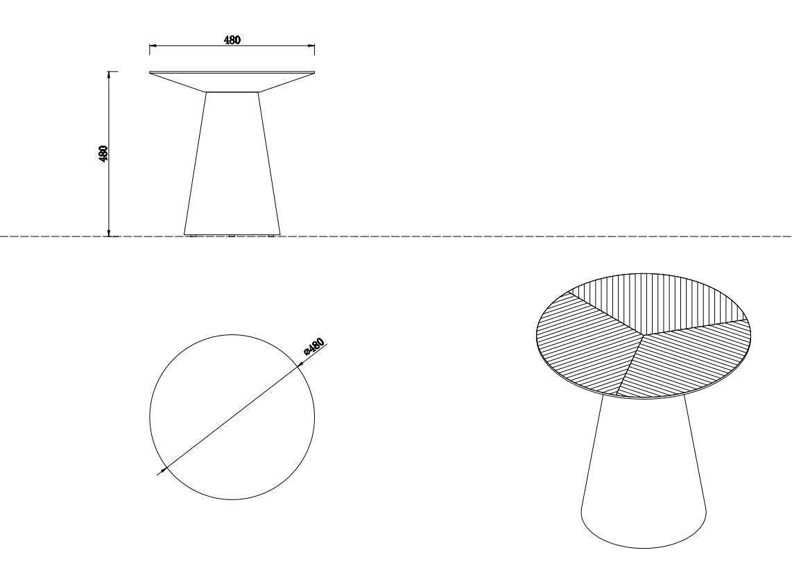 HC-2406-3  Coffee Table - Chiuchiufurniture