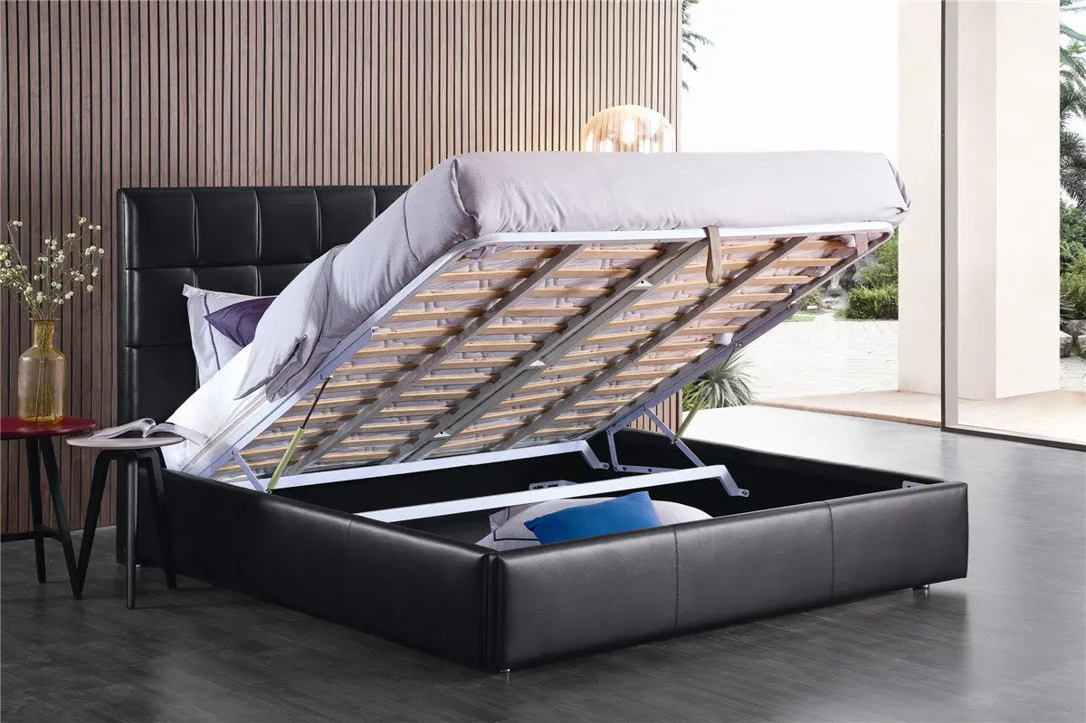 Italian Minimalist Checkered KB-VVCASA-BED-VX1-1691-1 Bed VV