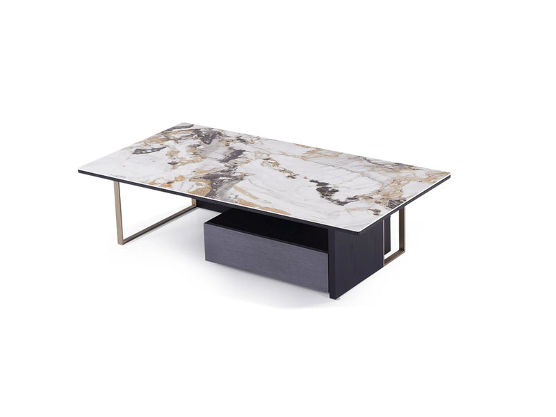 Italian Minimalist Drawer Rock Plate HC-1827-1  Coffee Table VV