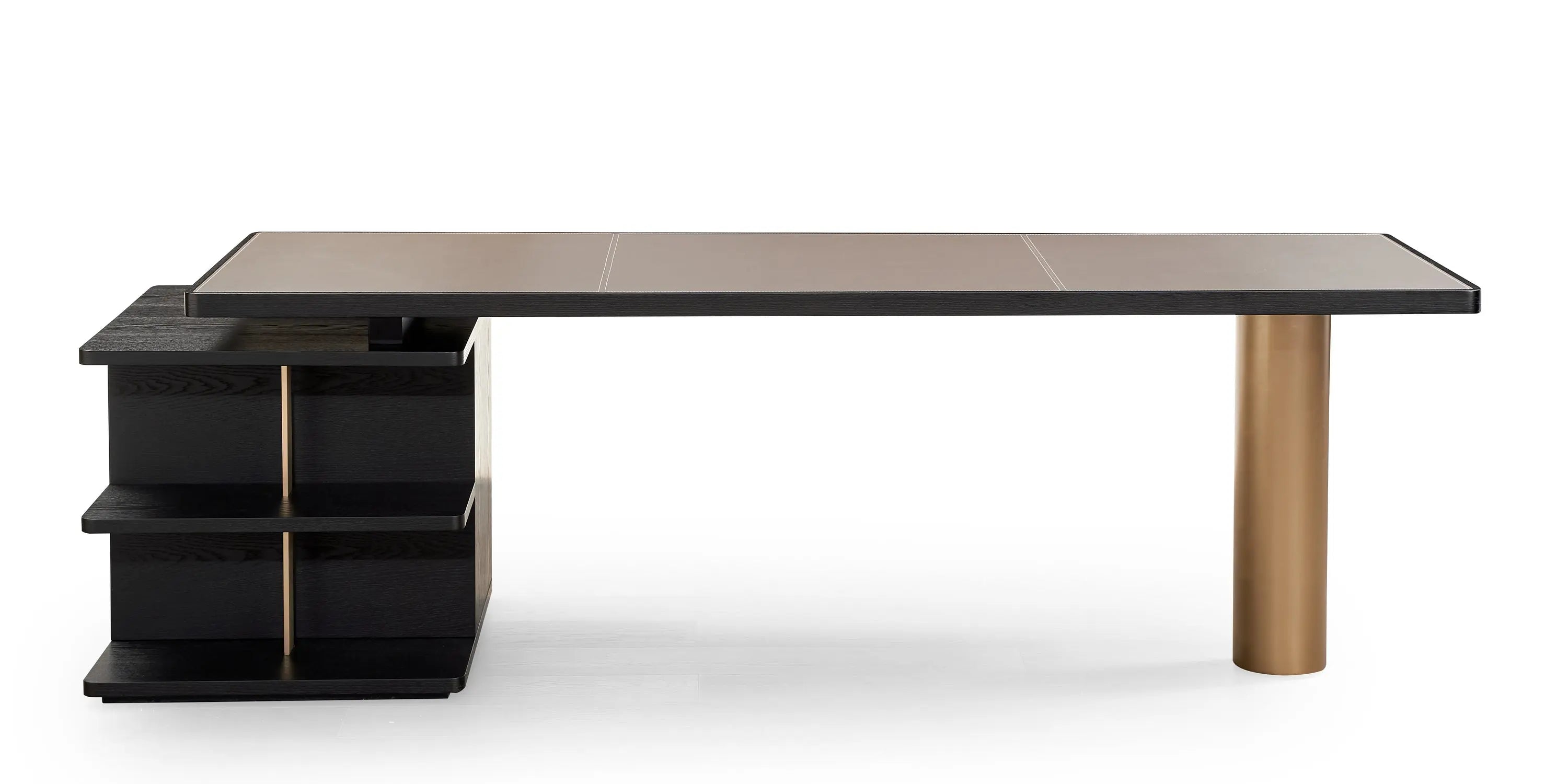 Italian Minimalist Leather HS-2018-1  Desk VV