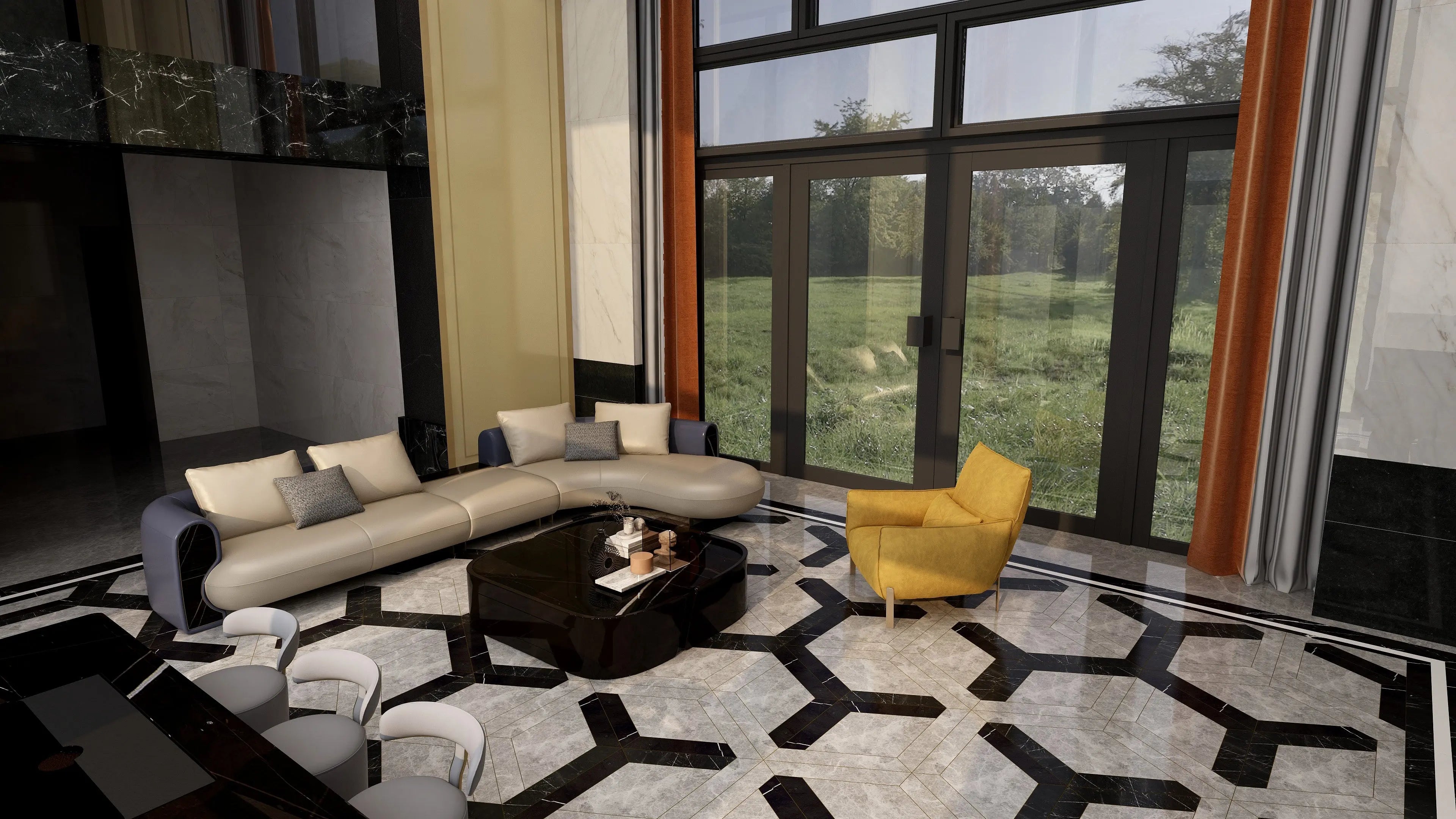 Italian classic elegant combination coffee table W010H2C Bentley style Coffee Table Tea table Coner table,Wood veneer oval living room coffee table.