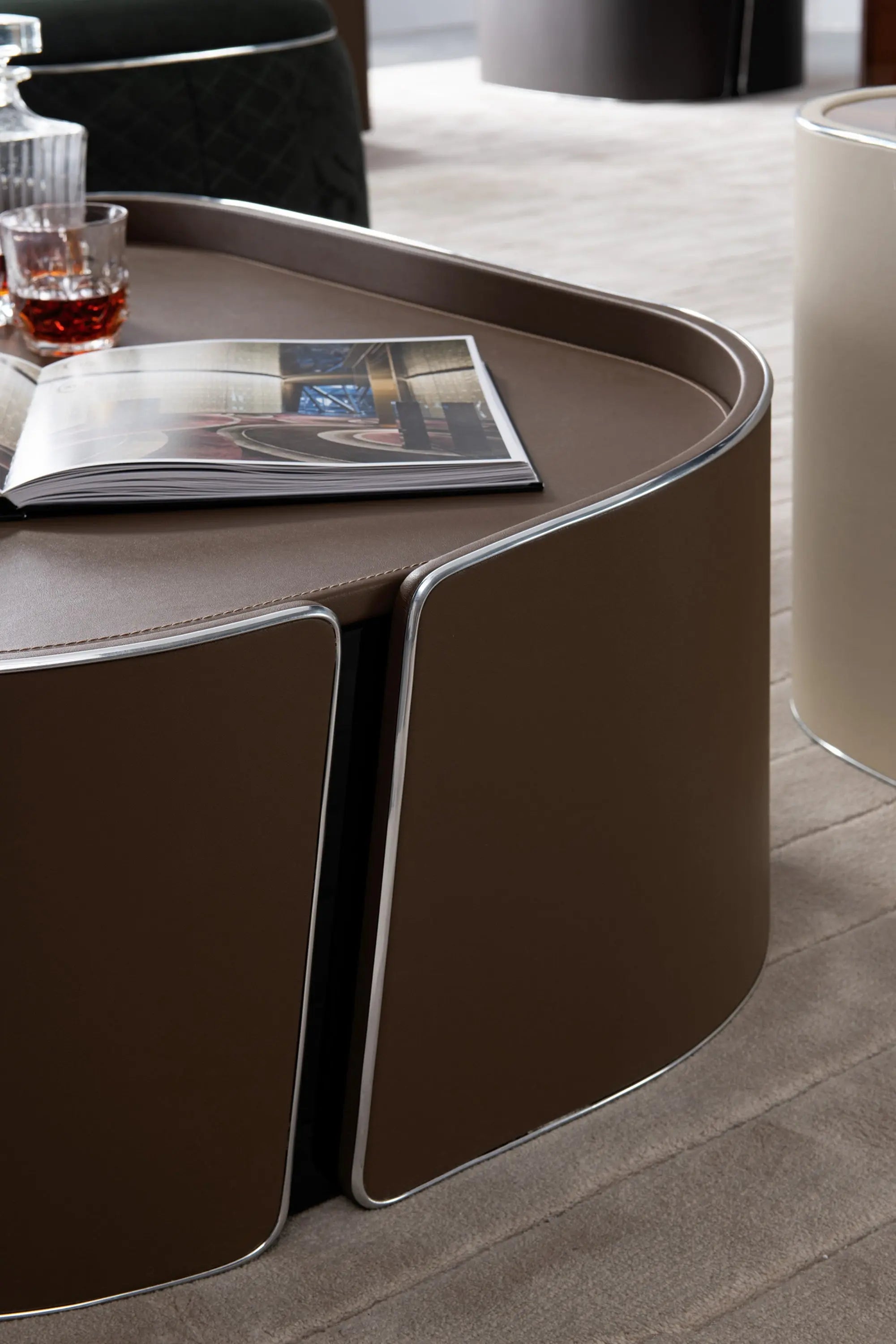 Italian classic elegant combination coffee table W010H2C Bentley style Coffee Table Tea table Coner table,Wood veneer oval living room coffee table.