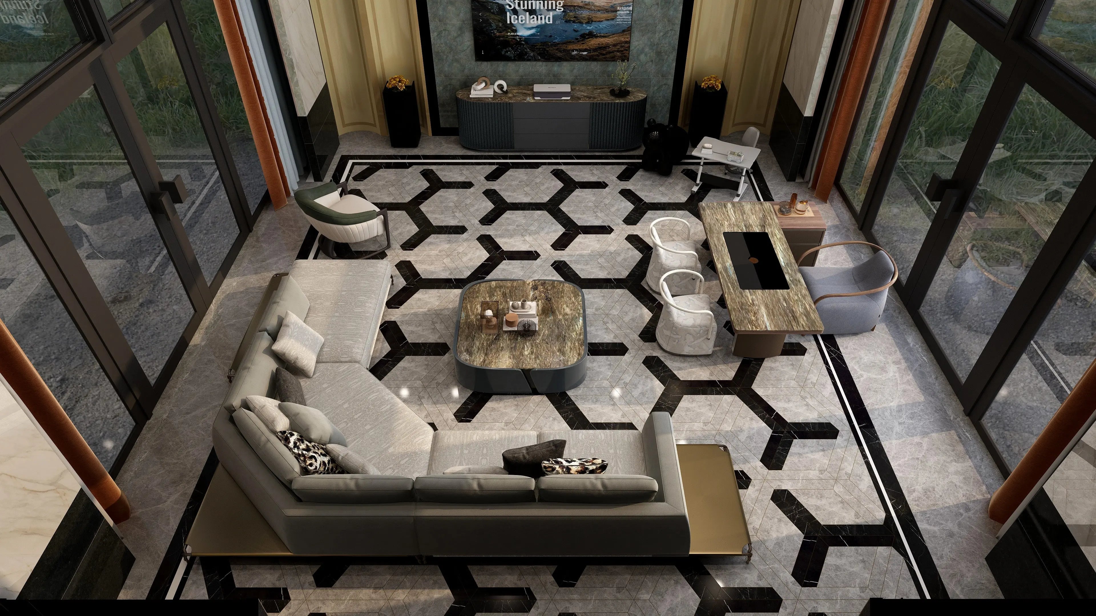 Italian classic elegant combination coffee table W010H2C Bentley style Coffee Table Tea table Coner table,Wood veneer oval living room coffee table.