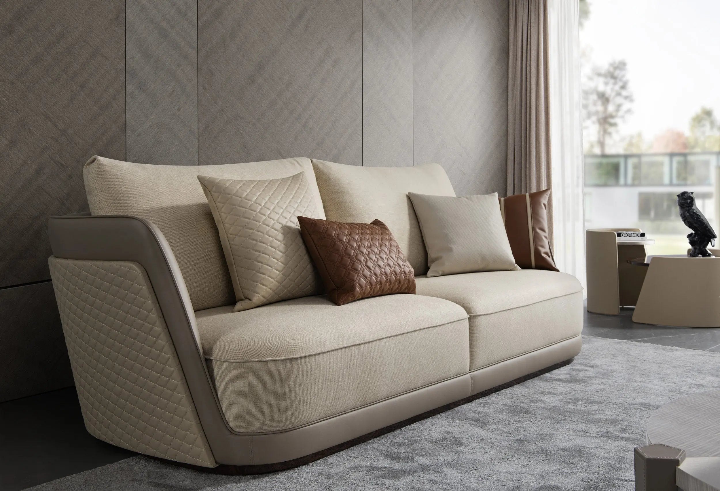 Italian style light luxury Bentley Style Richmond Sofa W001SF1 Sofa，Single Sofa, Multi Sofa W