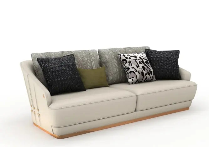 Italian style modern leather sofa WH312SF3 sofa W