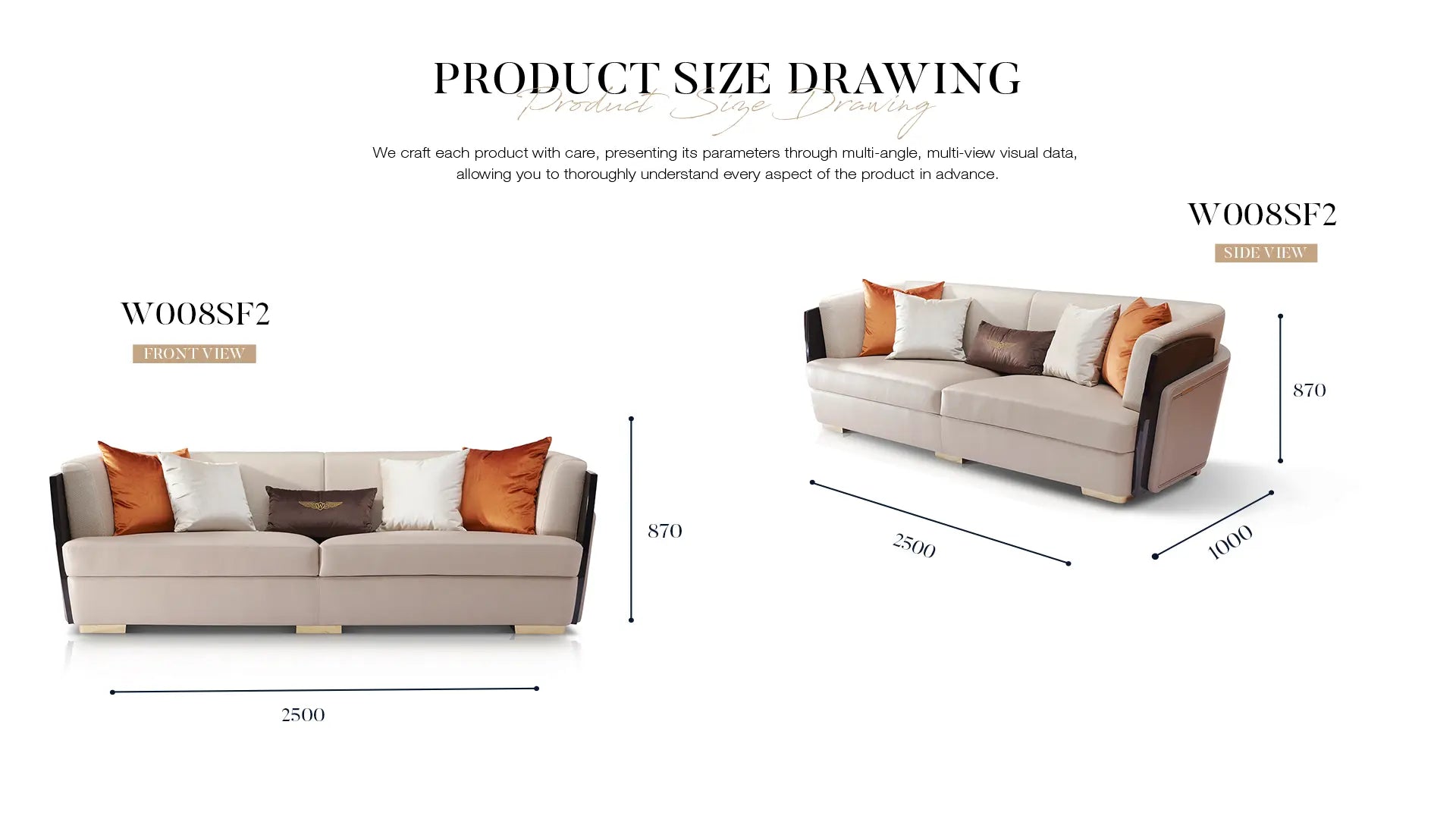 Light luxury style fabric Bentley sofa set, customized hotel sofa series W008SF1 Sofa W