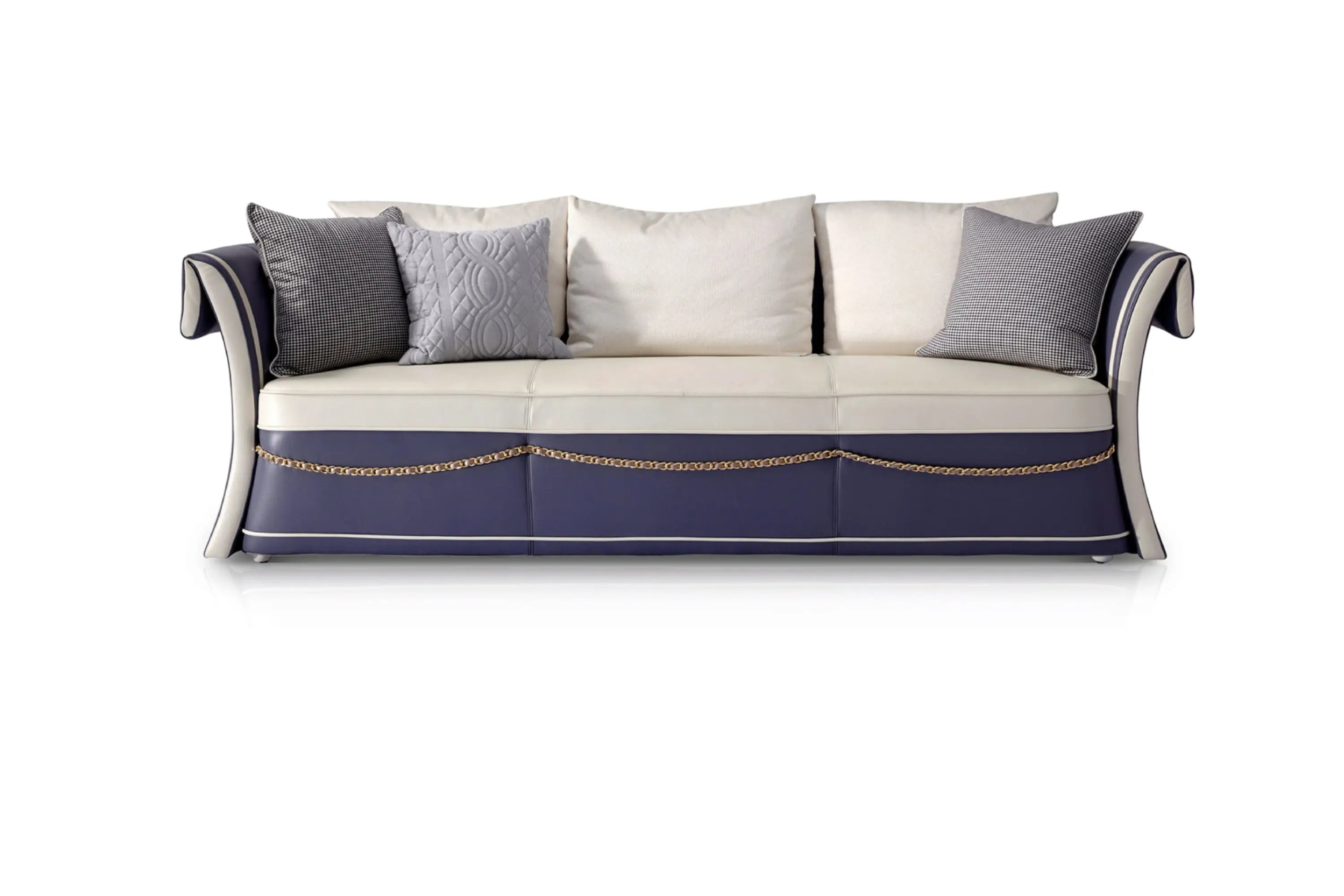 Light luxury style one-seater two-seater three-seater sofa Colombostile Style Rue Cambon Sofa W005SF1 W