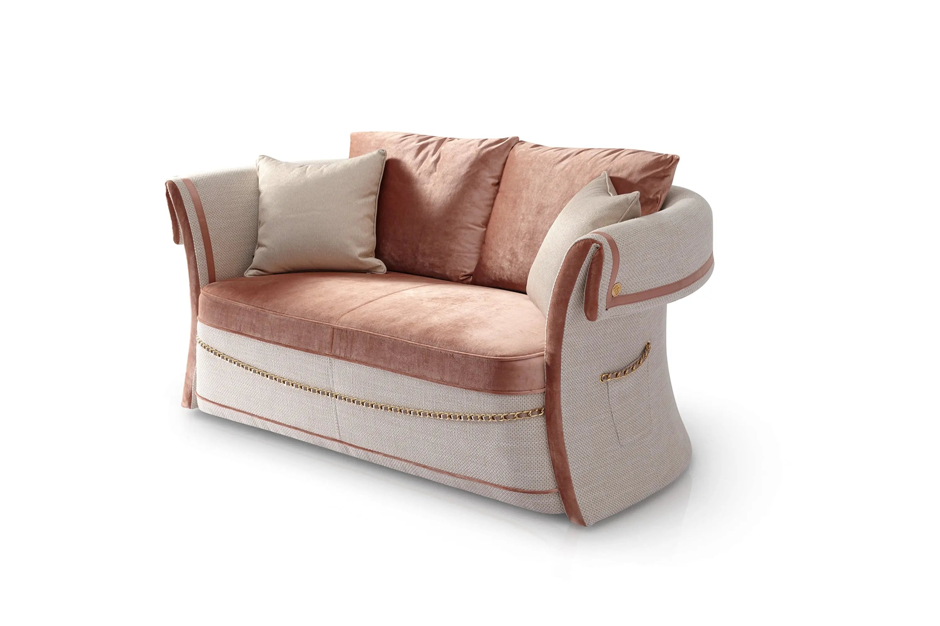 Light luxury style one-seater two-seater three-seater sofa Colombostile Style Rue Cambon Sofa W005SF1 W