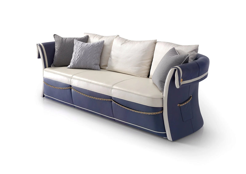 Light luxury style one-seater two-seater three-seater sofa Colombostile Style Rue Cambon Sofa W005SF1 W