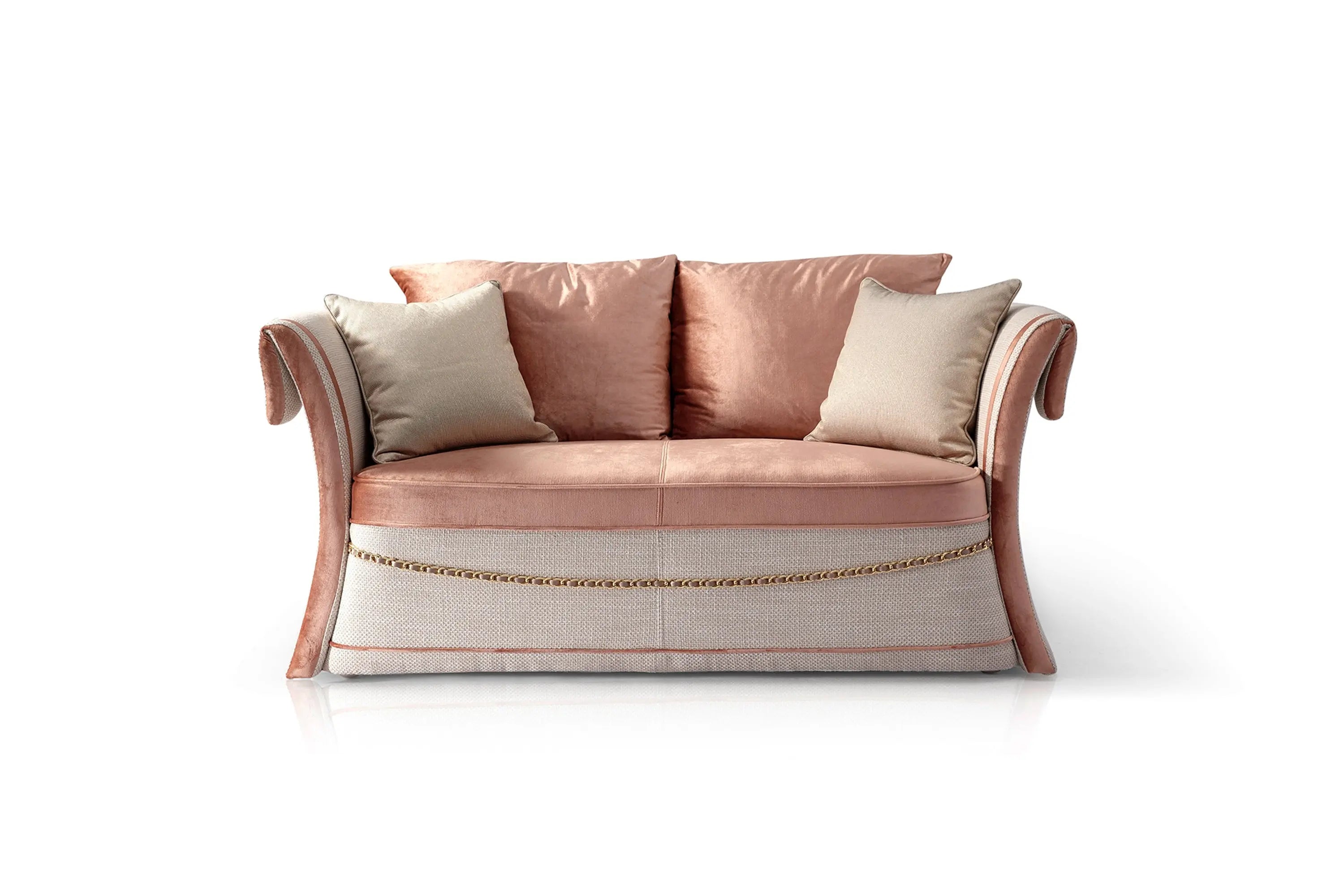 Light luxury style one-seater two-seater three-seater sofa Colombostile Style Rue Cambon Sofa W005SF1 W