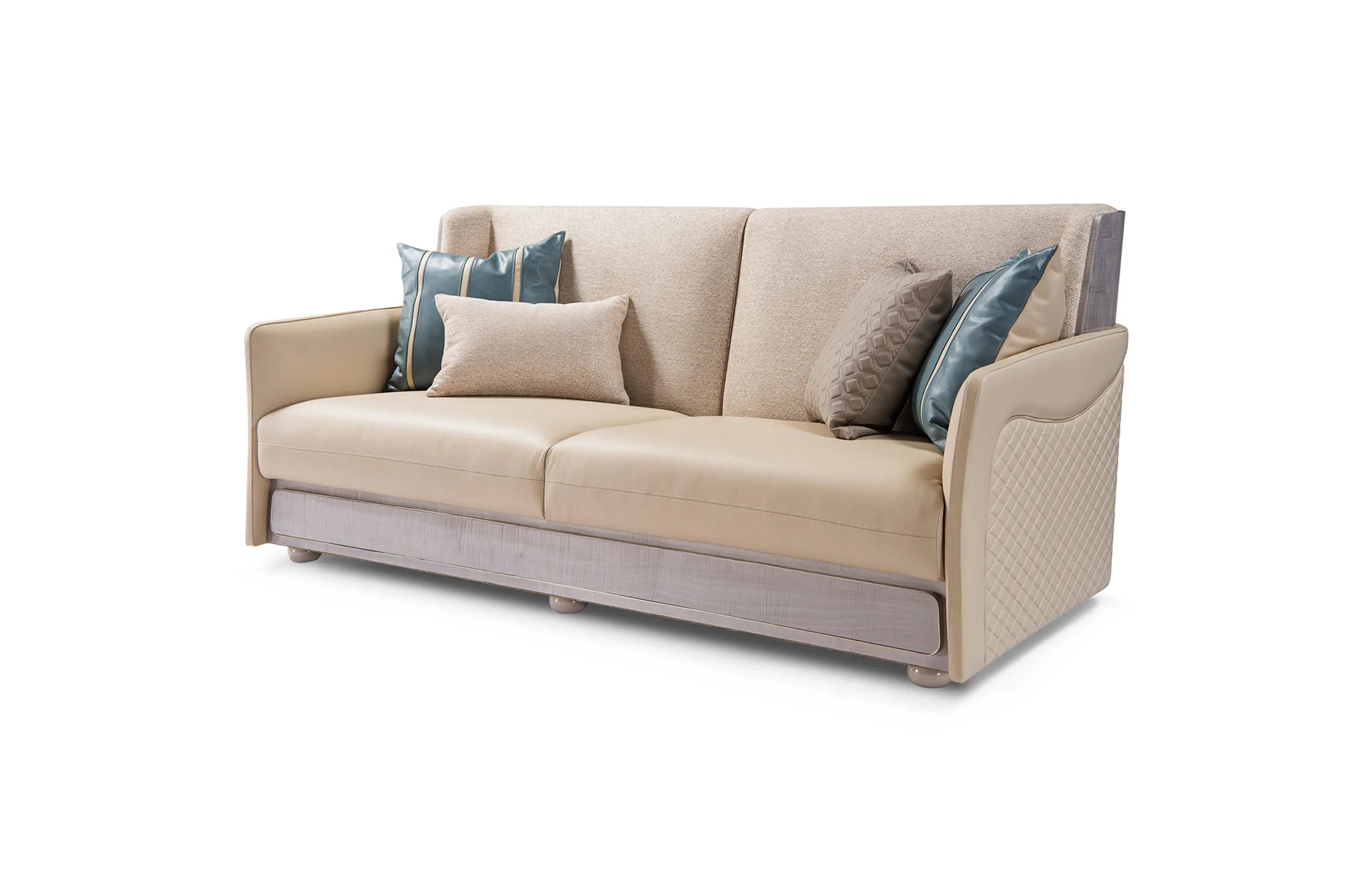 Luxurious Comfort and Exquisite Living: The Perfect Blend of Genuine Leather and Durability W009SF1 Bentley Sofa W