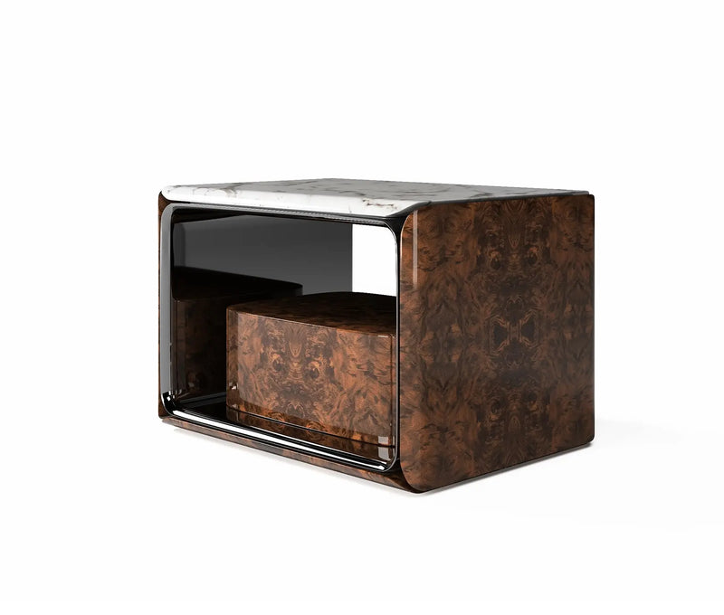 Luxury fashion Bedroom Nightstands: Enhance Your Sleep Space W015B11 Bentley style Havergate Bedside Table W