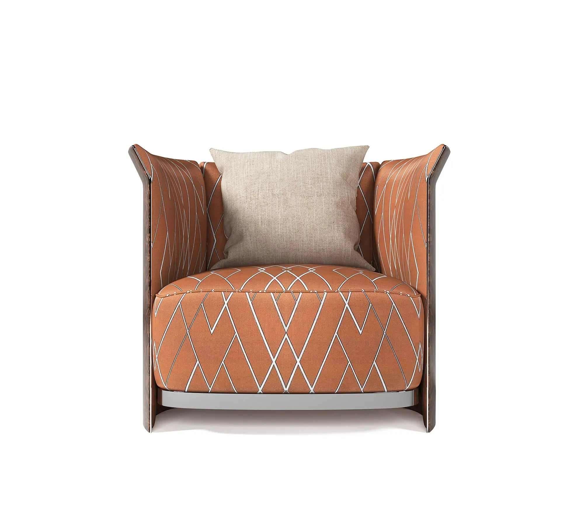 Luxury leather Italian modern living room style Contemporary expensive lightweight shell fabric sofa W015SF1 Bentley Sofa