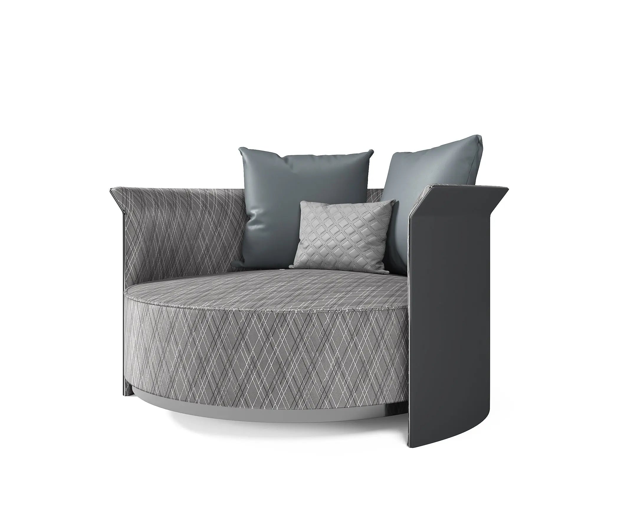 Luxury leather Italian modern living room style Contemporary expensive lightweight shell fabric sofa W015SF1 Bentley Sofa