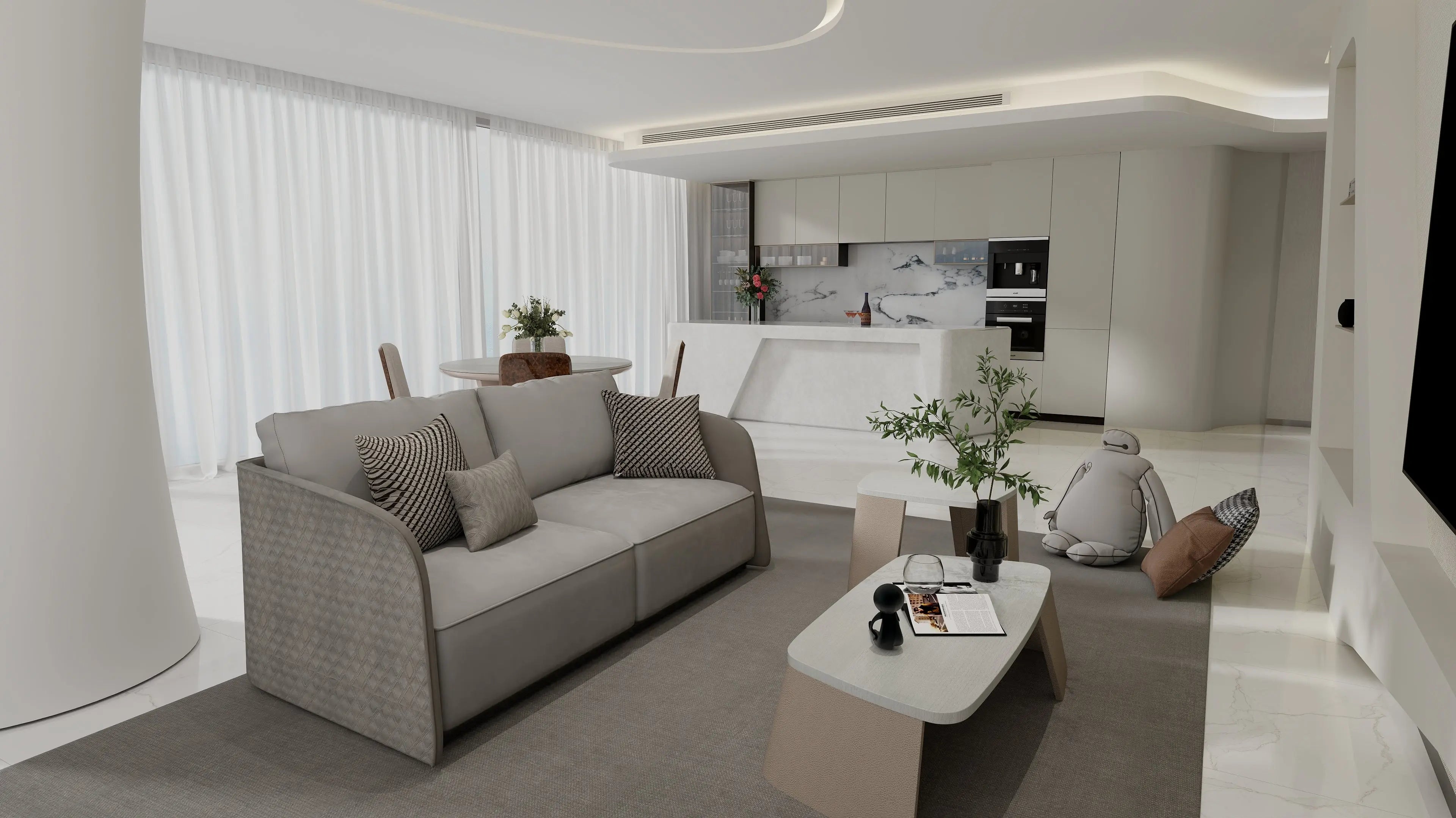 Luxury modern interior living room furniture leather single sofa chair W003SF1B Bentley style Swan Sofa,Living room single-seater, multi-seater sofa