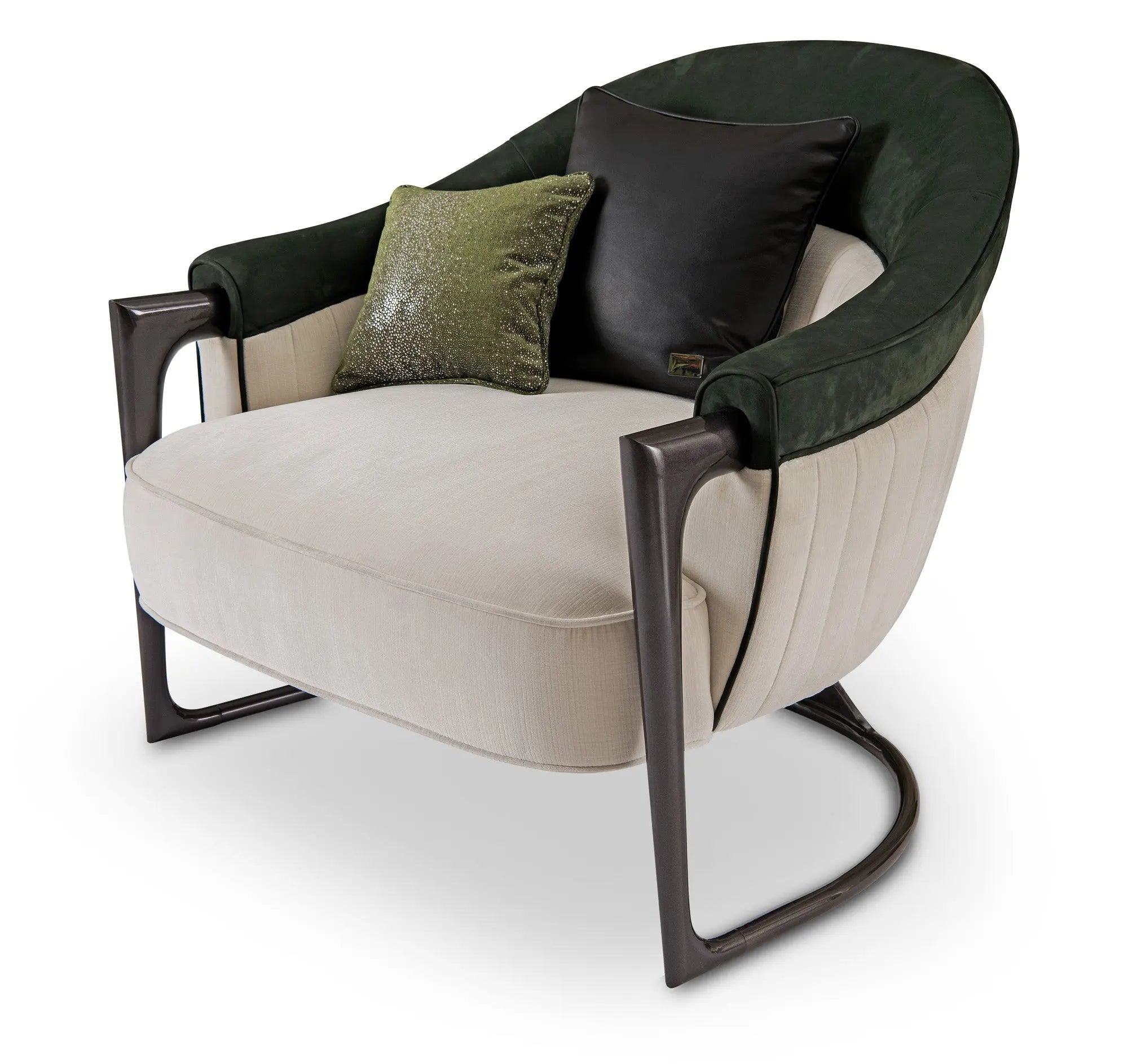 Luxury modern metal leisure accent chair W011SF11B Visionnaire style Grace leisure chair single chair