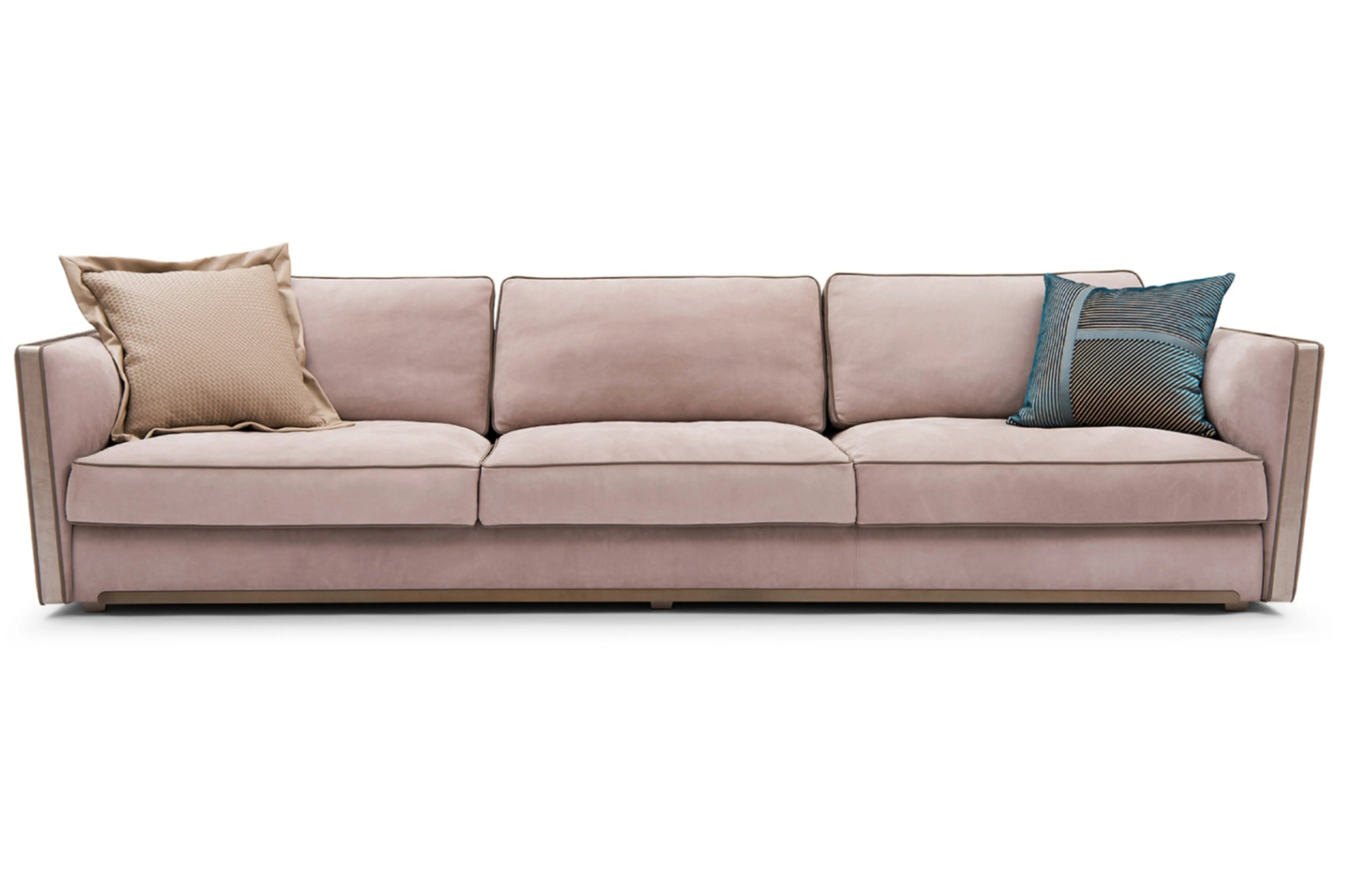 Luxury modern top quality leather sofa W011SF1 Visionnaire style Bastian Dual sofa