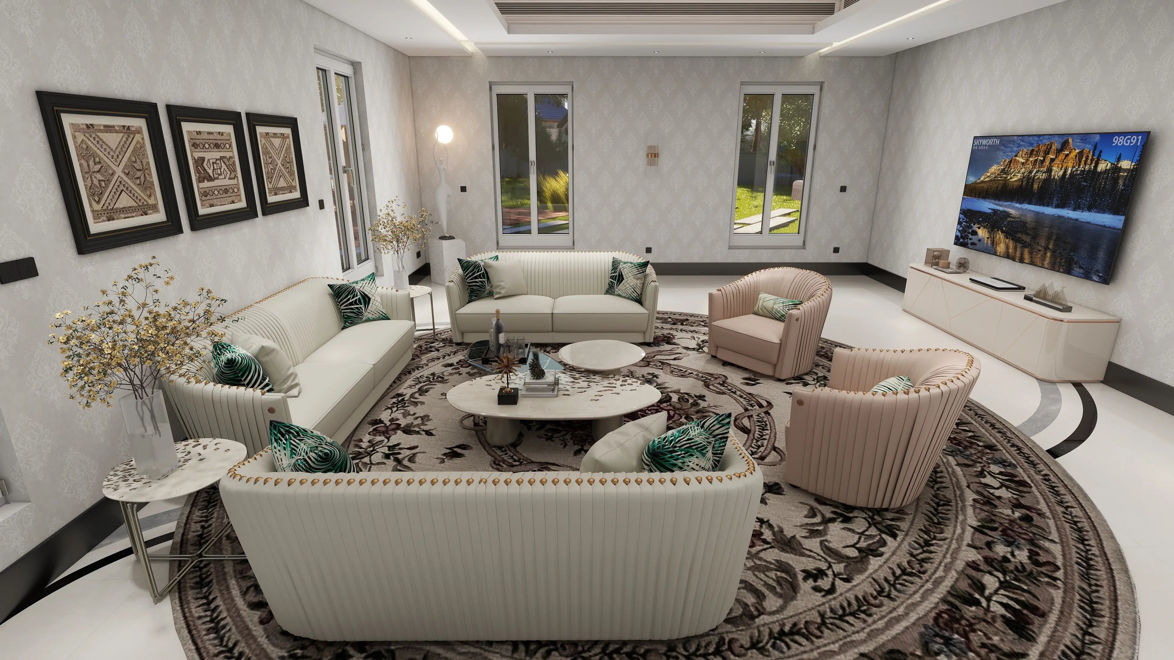 Luxury sofa living room furniture comfortable black leather sofa WH310SF2 Modern furniture sofa