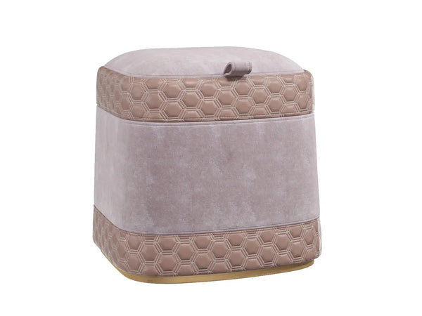 Metal Base Pink Leather Dressing Stool W002B16 Bentley  bedroom makeup stool ，low stool W