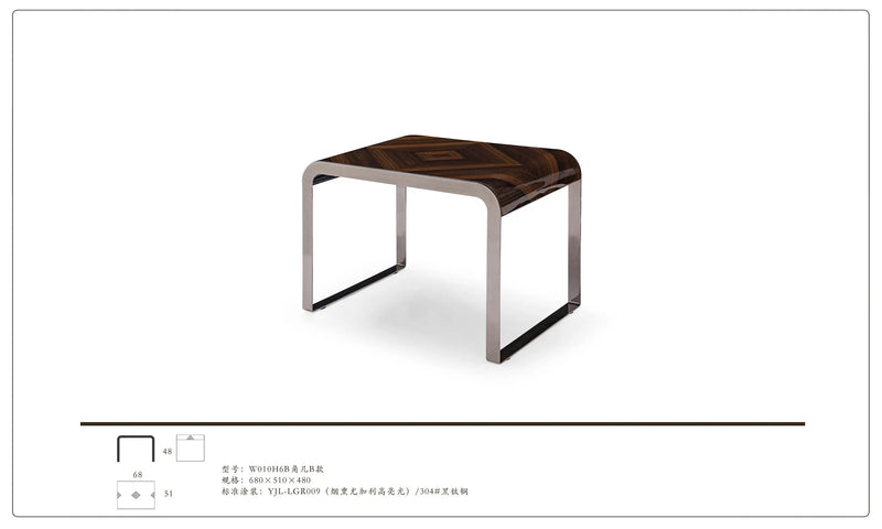 Metal Corner Table - Contemporary Elegance for Your Home W010H6B Bentley Coffee Table Tea table Coner table W