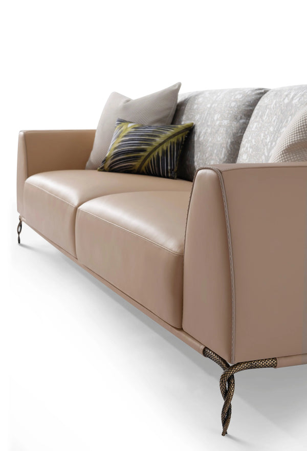 Metal-Leg Sofa - Contemporary Elegance and Durability WH303SF3B Three-seat sofa type B W