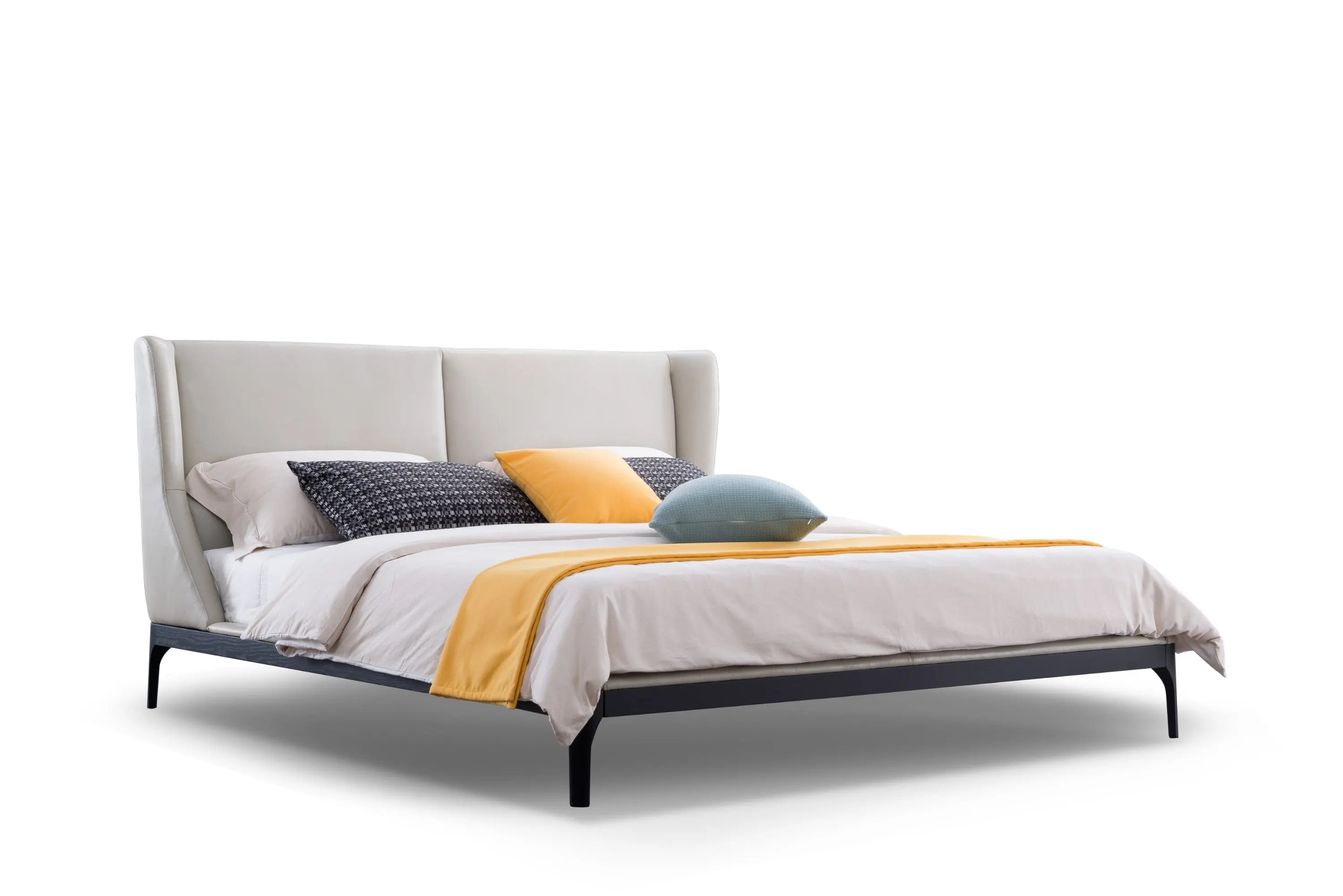 Minimalist Chic Leather KB-VVCASA-BED-VX1-1695-1 Bed VV