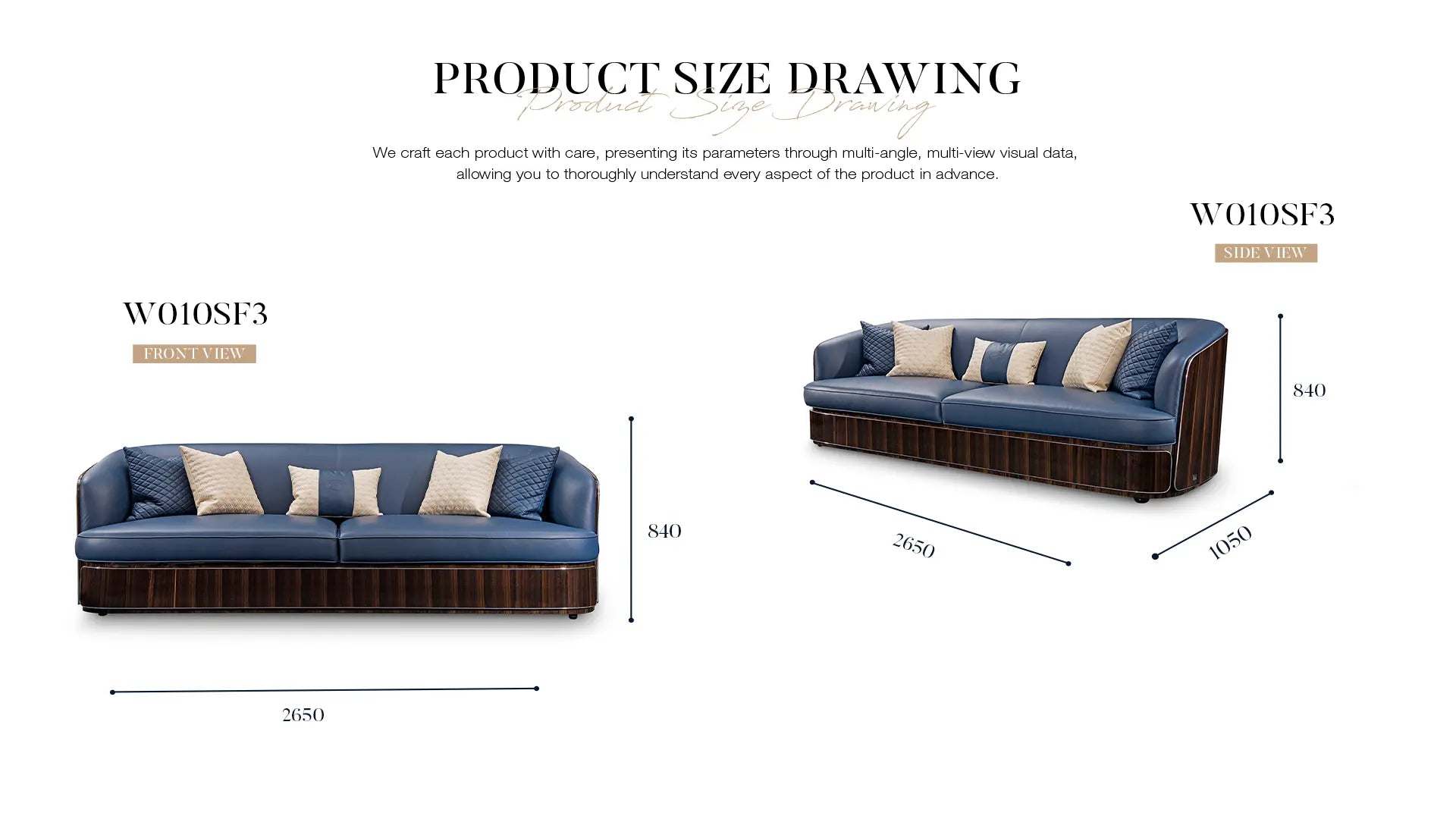 Modern British-Style Bentley Bampton Leather Sofa Set W010SF1 – Luxury Living Room Furniture